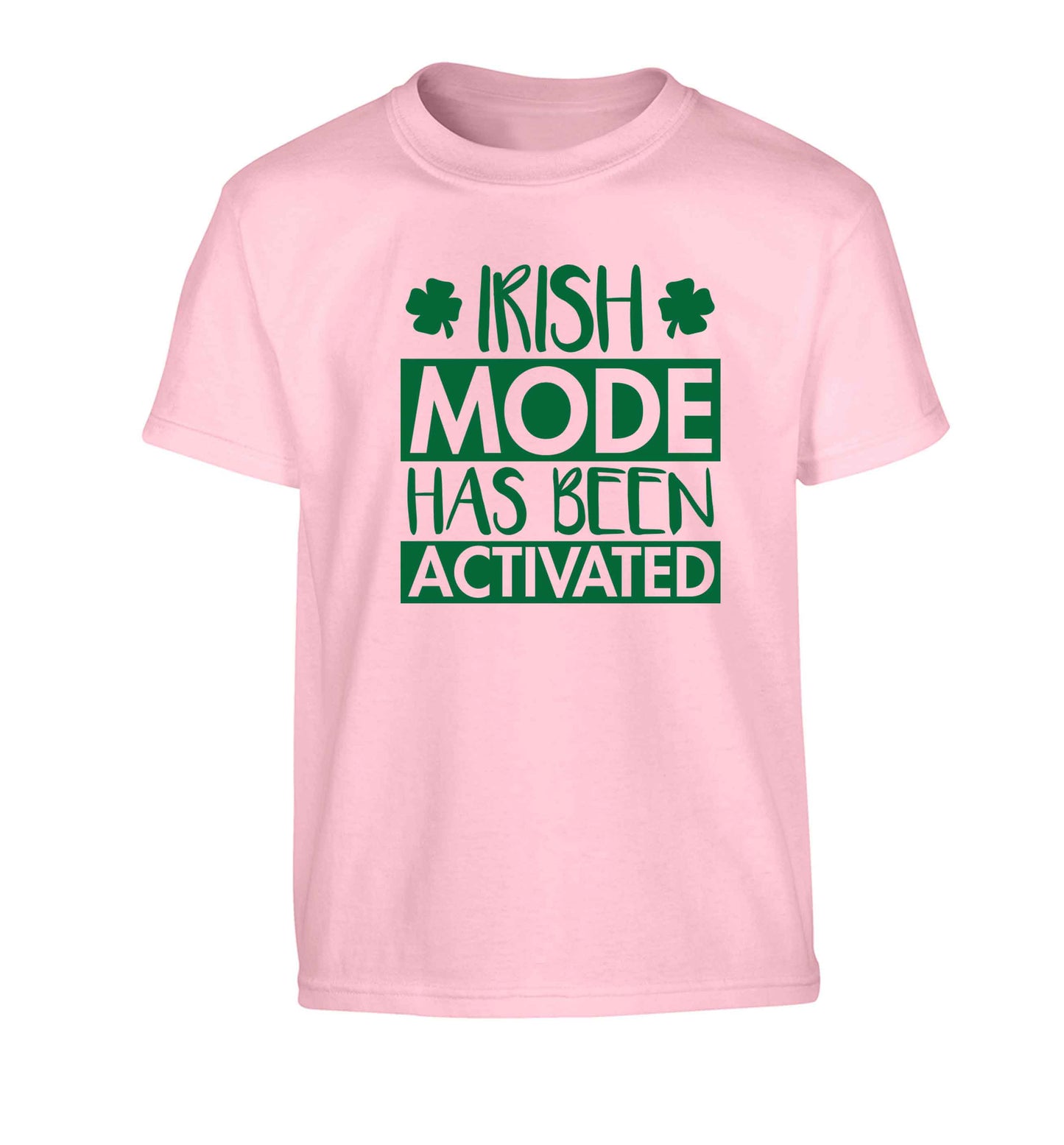 Irish mode has been activated Children's light pink Tshirt 12-13 Years