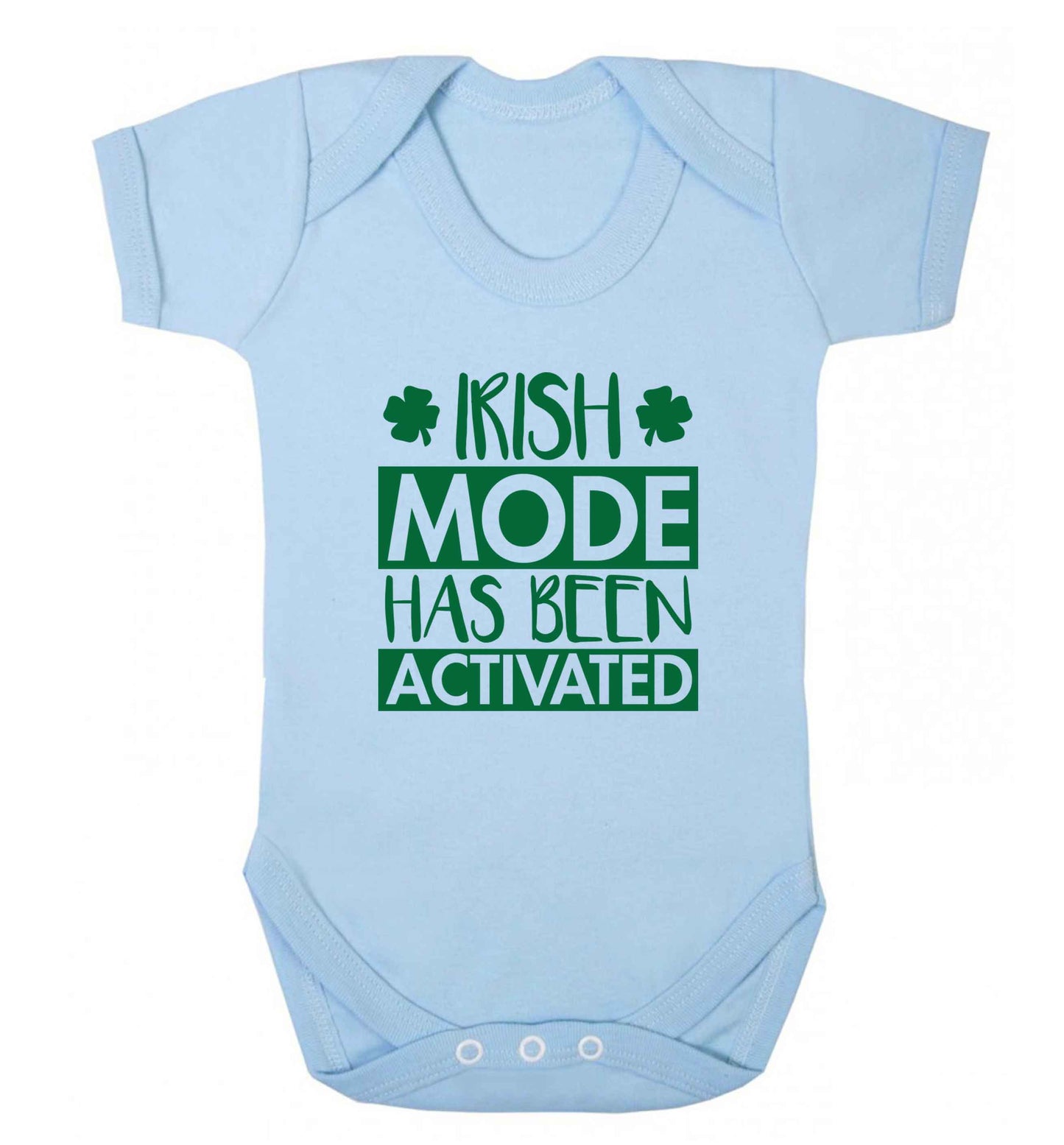 Irish mode has been activated baby vest pale blue 18-24 months