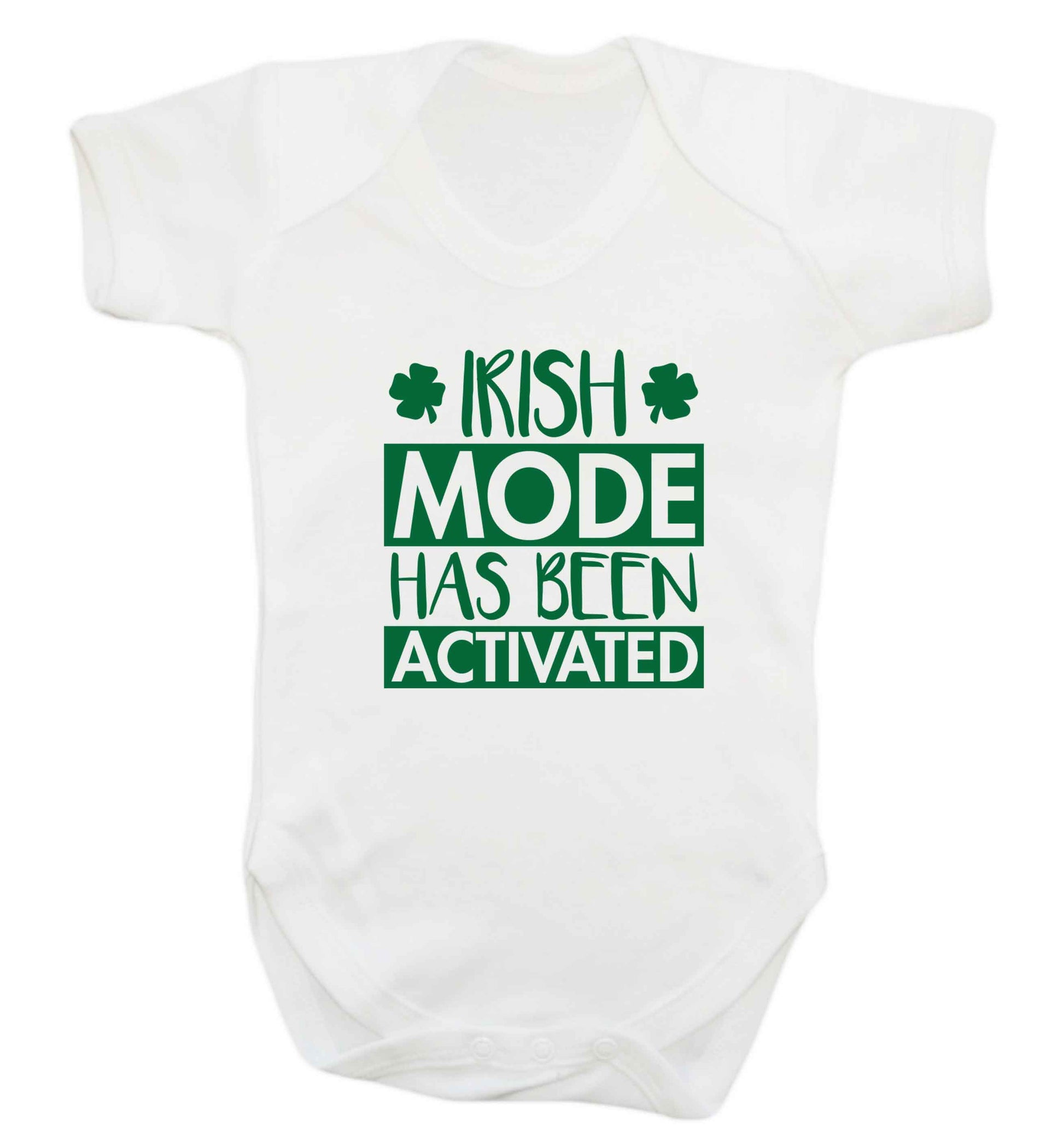 Irish mode has been activated baby vest white 18-24 months