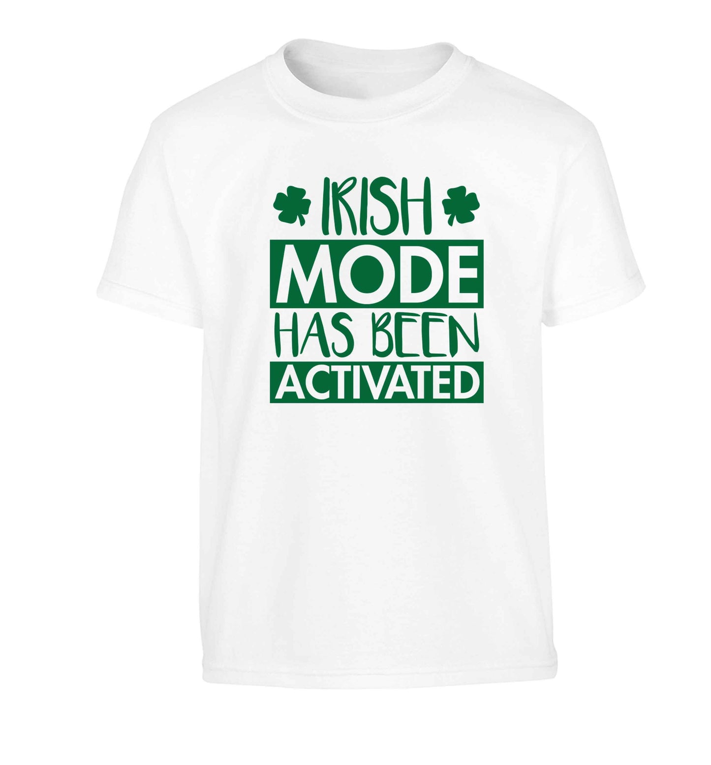 Irish mode has been activated Children's white Tshirt 12-13 Years