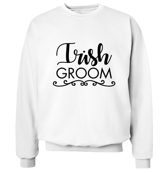 Irish groom Adult's unisex white Sweater 2XL