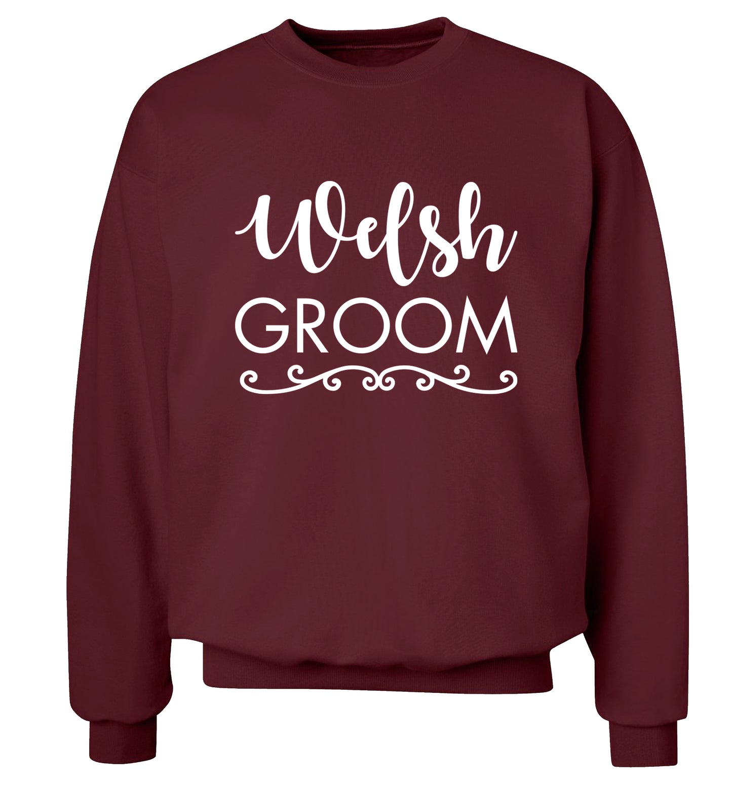 Welsh groom Adult's unisex maroon Sweater 2XL