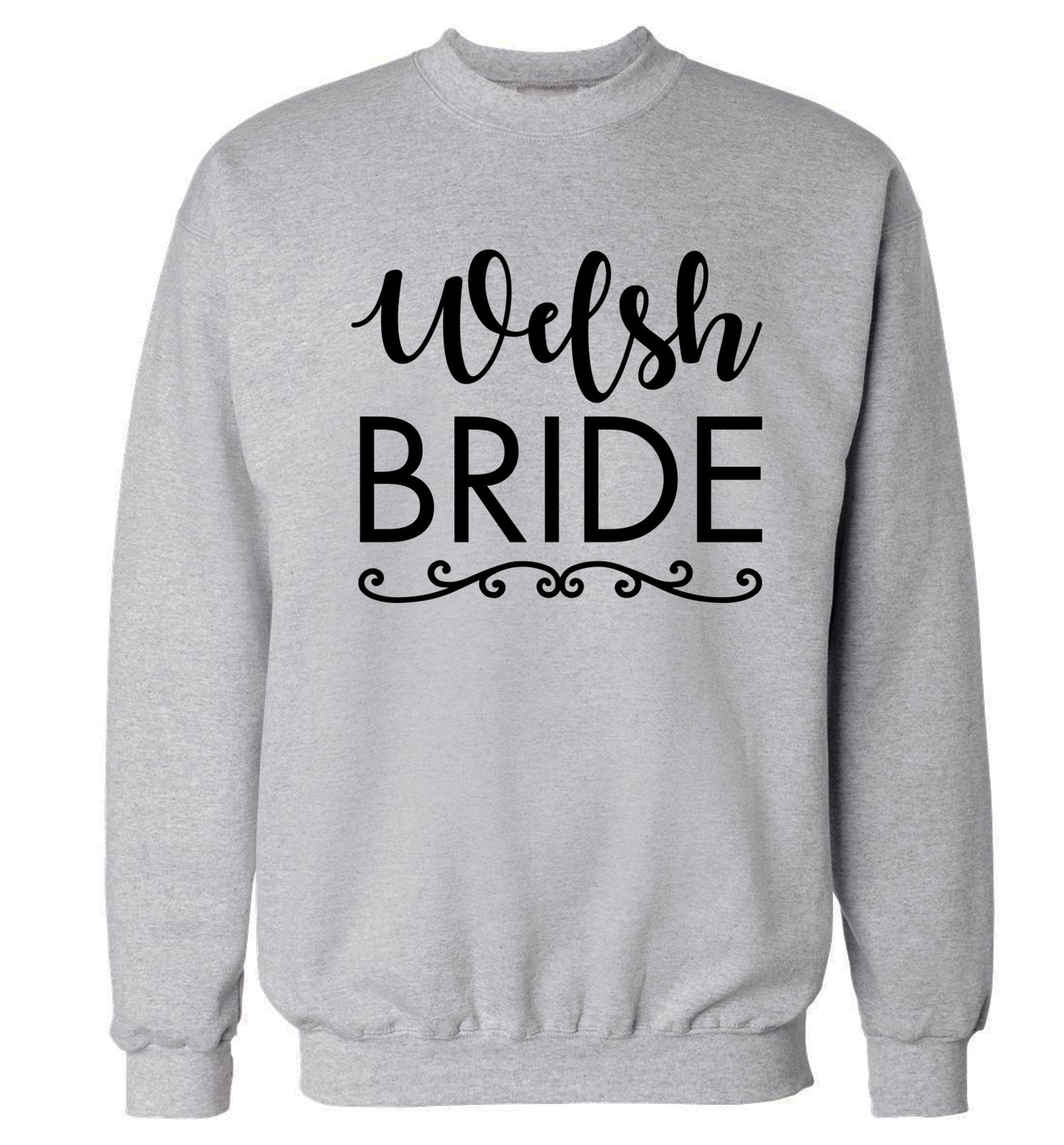Welsh Bride Adult's unisex grey Sweater 2XL
