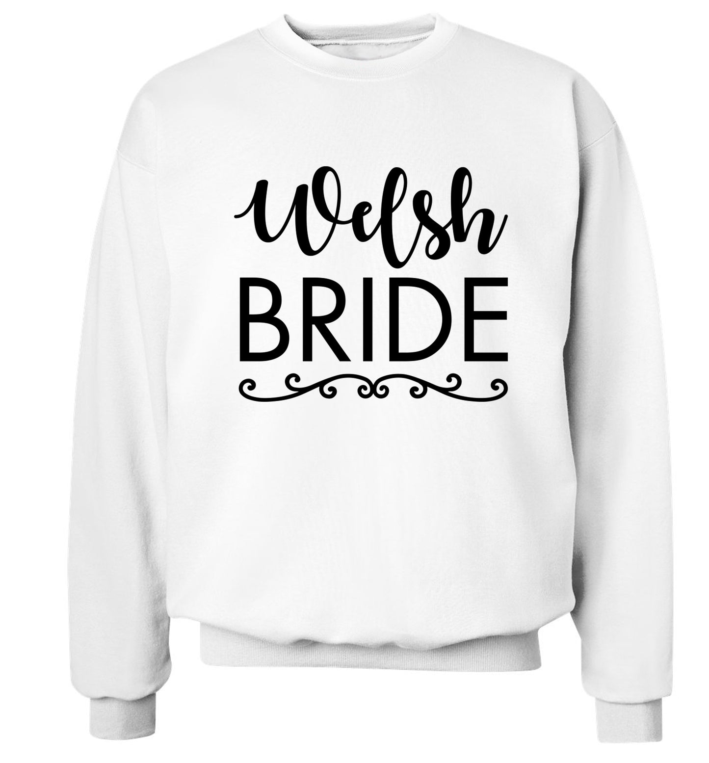 Welsh Bride Adult's unisex white Sweater 2XL