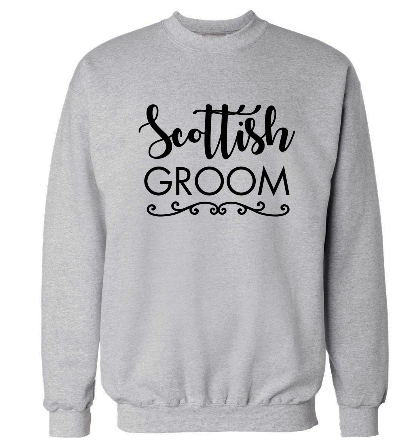 Scottish groom Adult's unisex grey Sweater 2XL