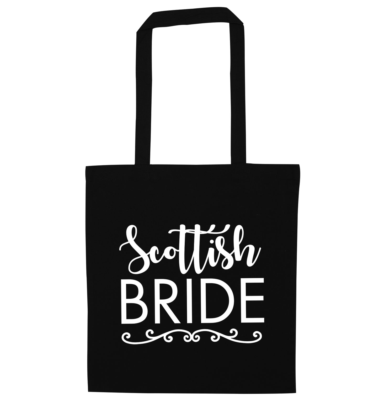 Scottish Bride black tote bag
