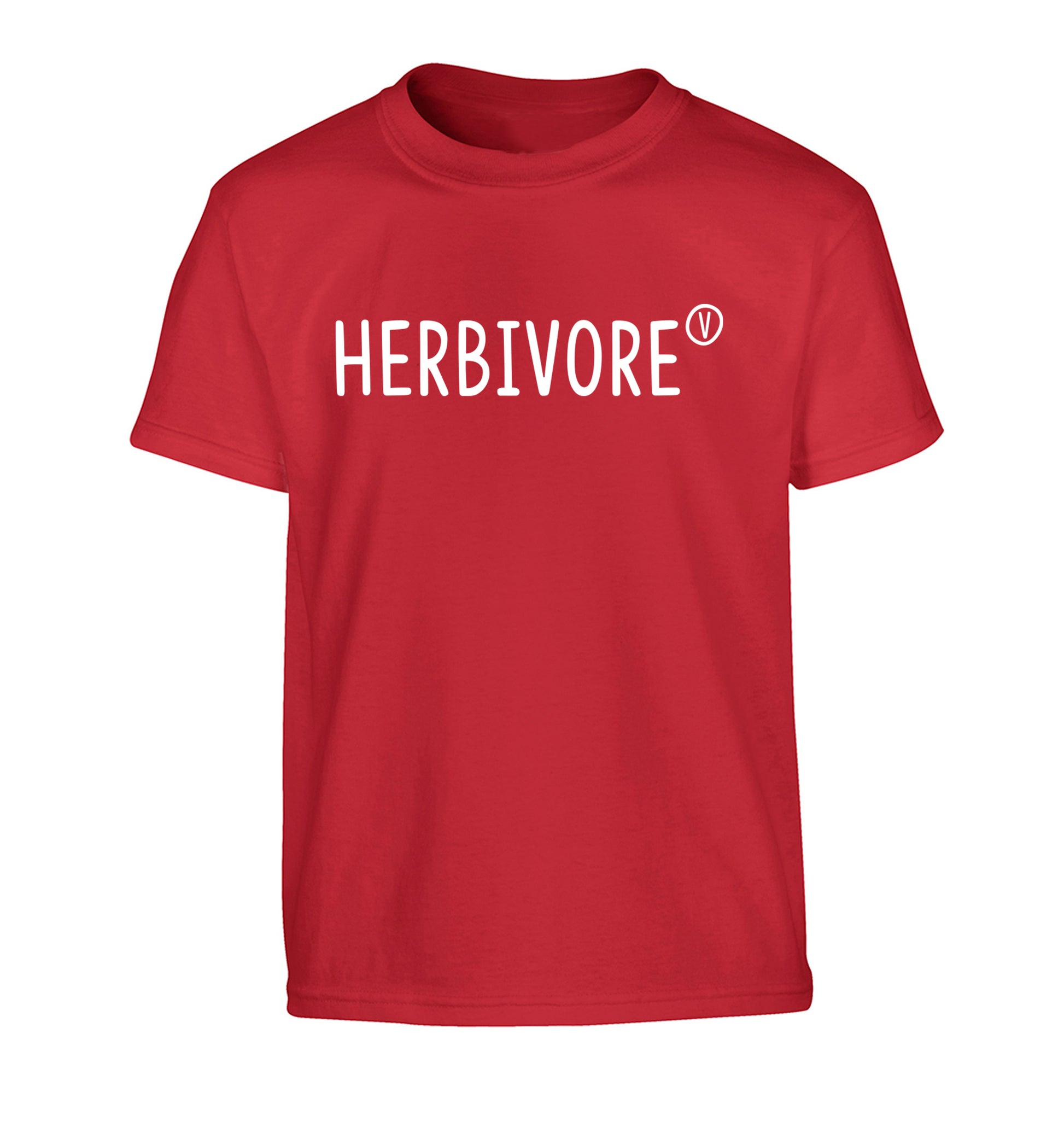 Herbivore Children's red Tshirt 12-13 Years