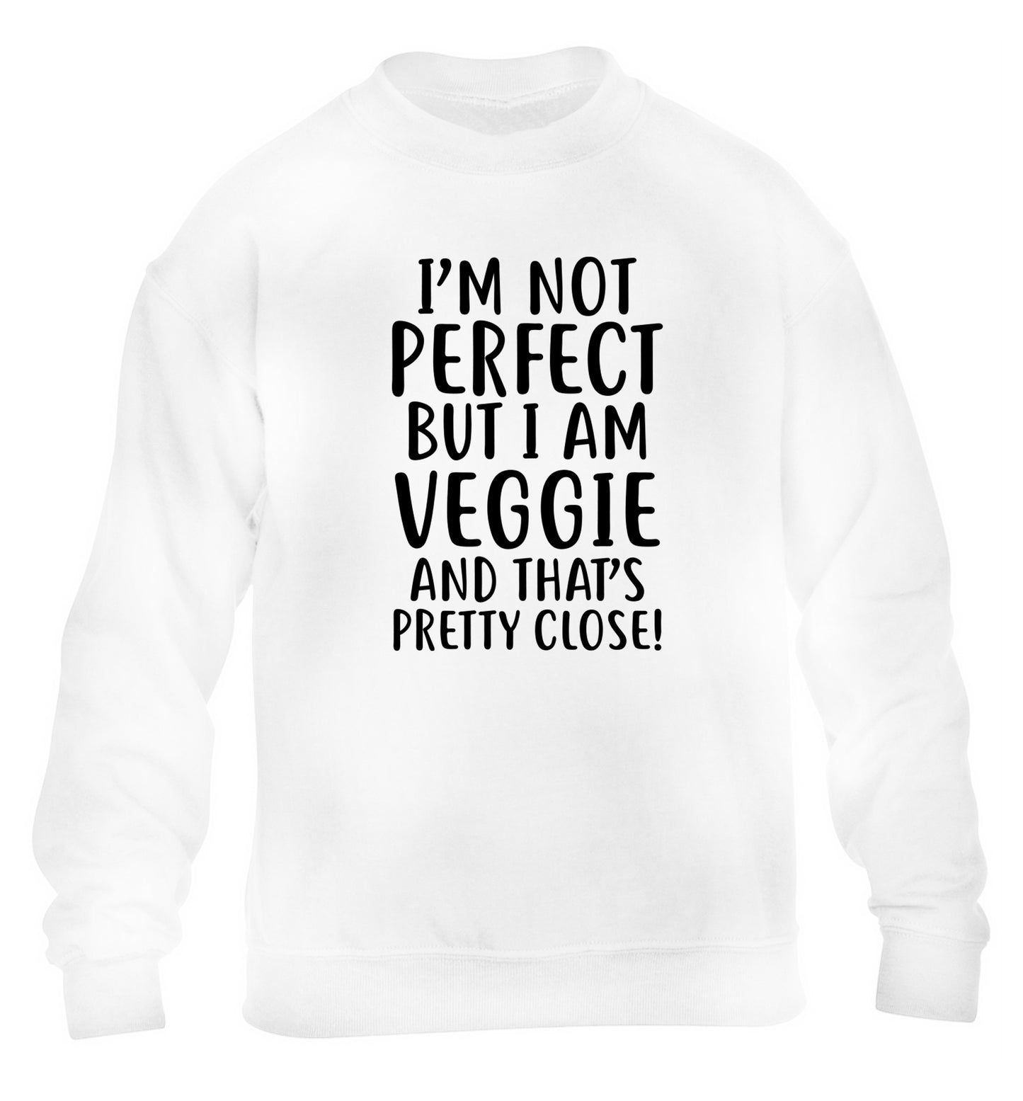 Might not be perfect but I am veggie children's white sweater 12-13 Years