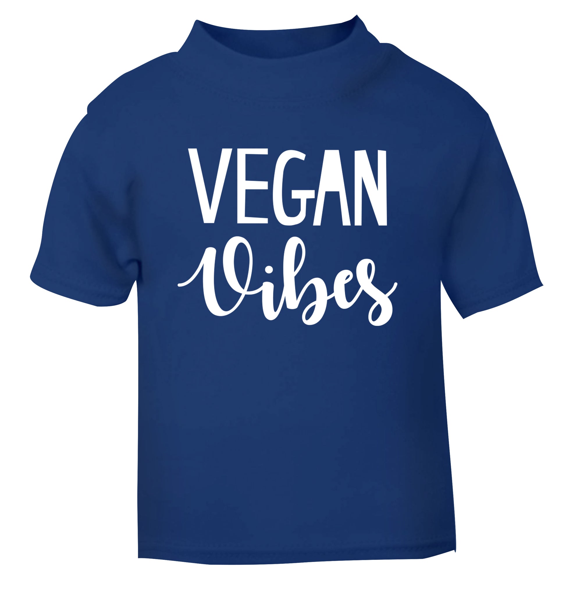 Vegan Vibes blue Baby Toddler Tshirt 2 Years