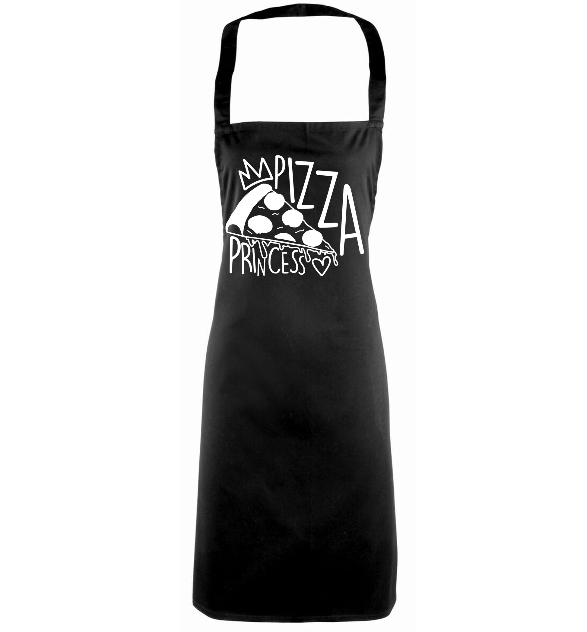 Pizza Princess black apron