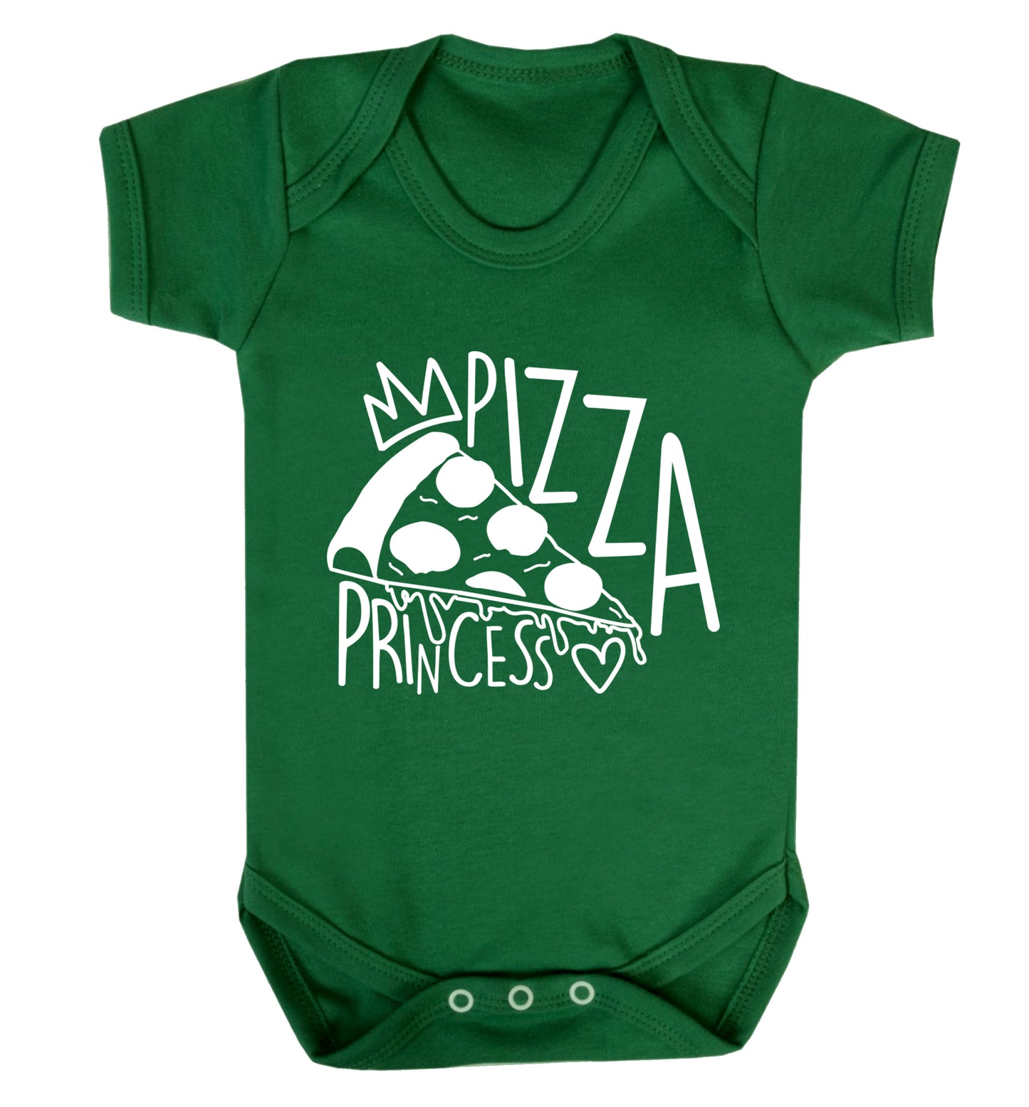 Pizza Princess Baby Vest green 18-24 months