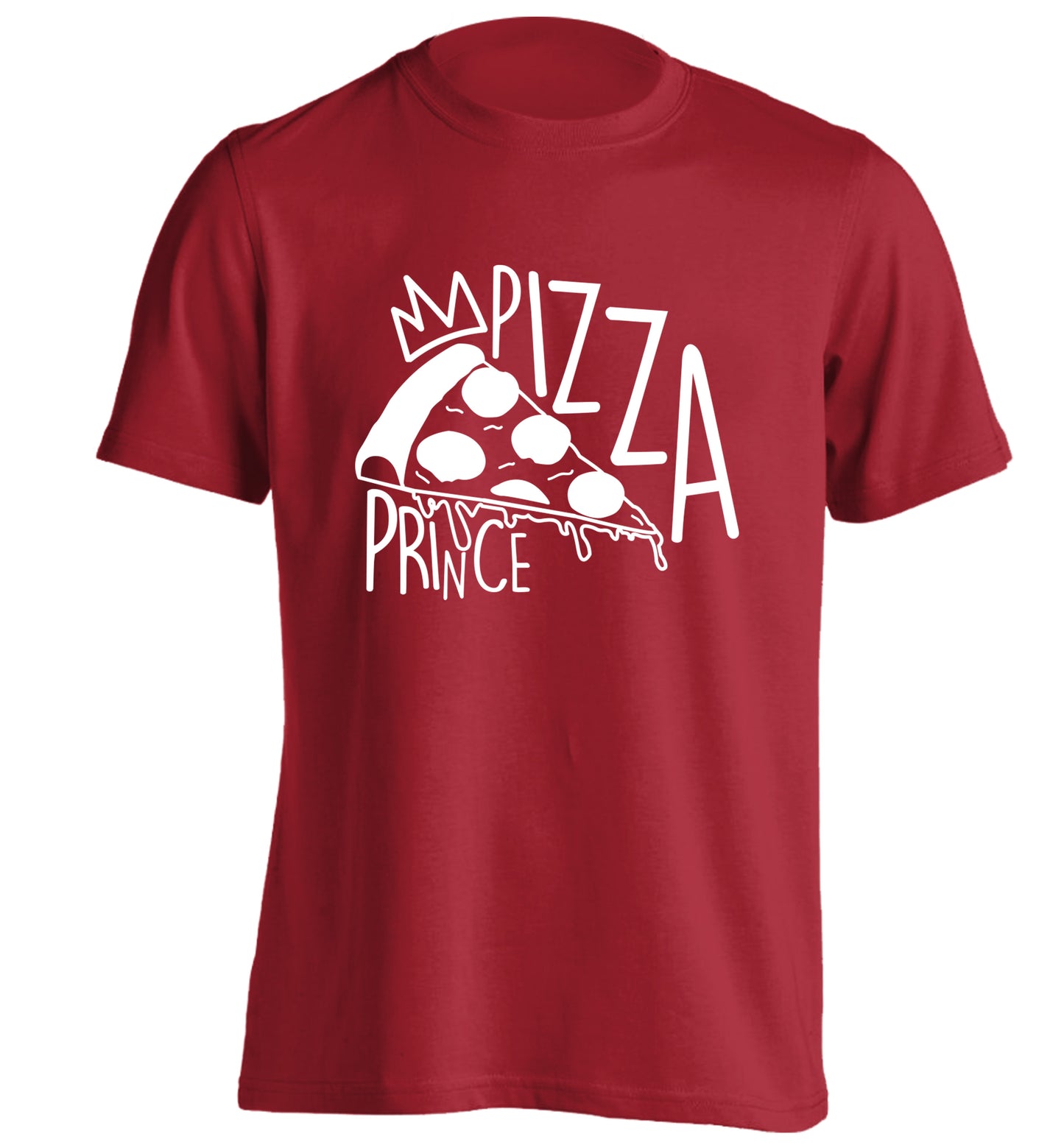 Pizza Prince adults unisex red Tshirt 2XL