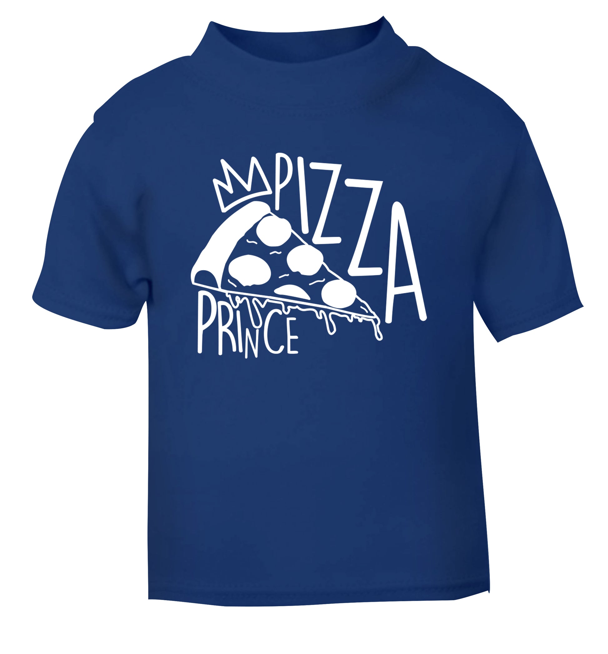 Pizza Prince blue Baby Toddler Tshirt 2 Years
