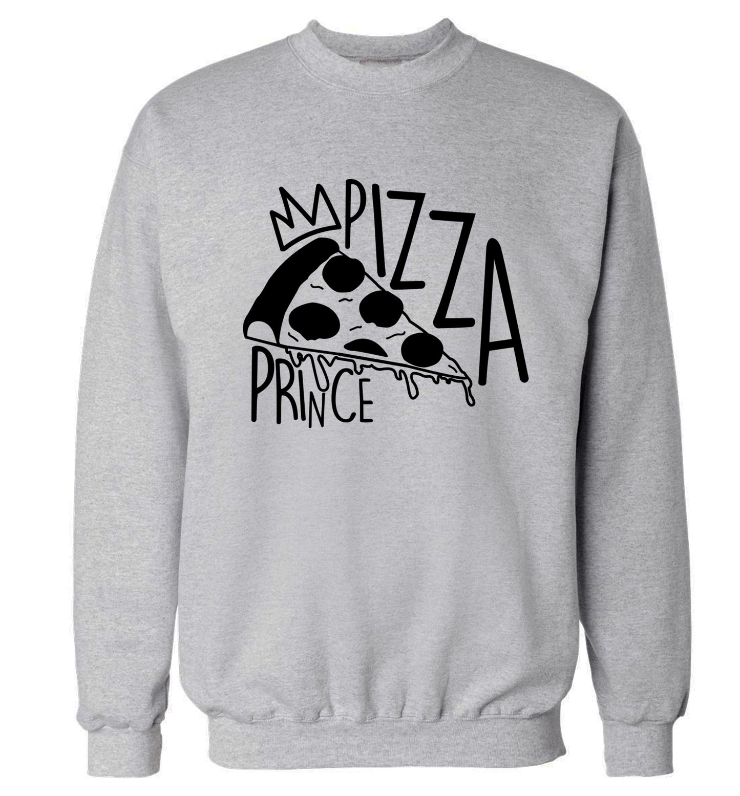 Pizza Prince Adult's unisex grey Sweater 2XL