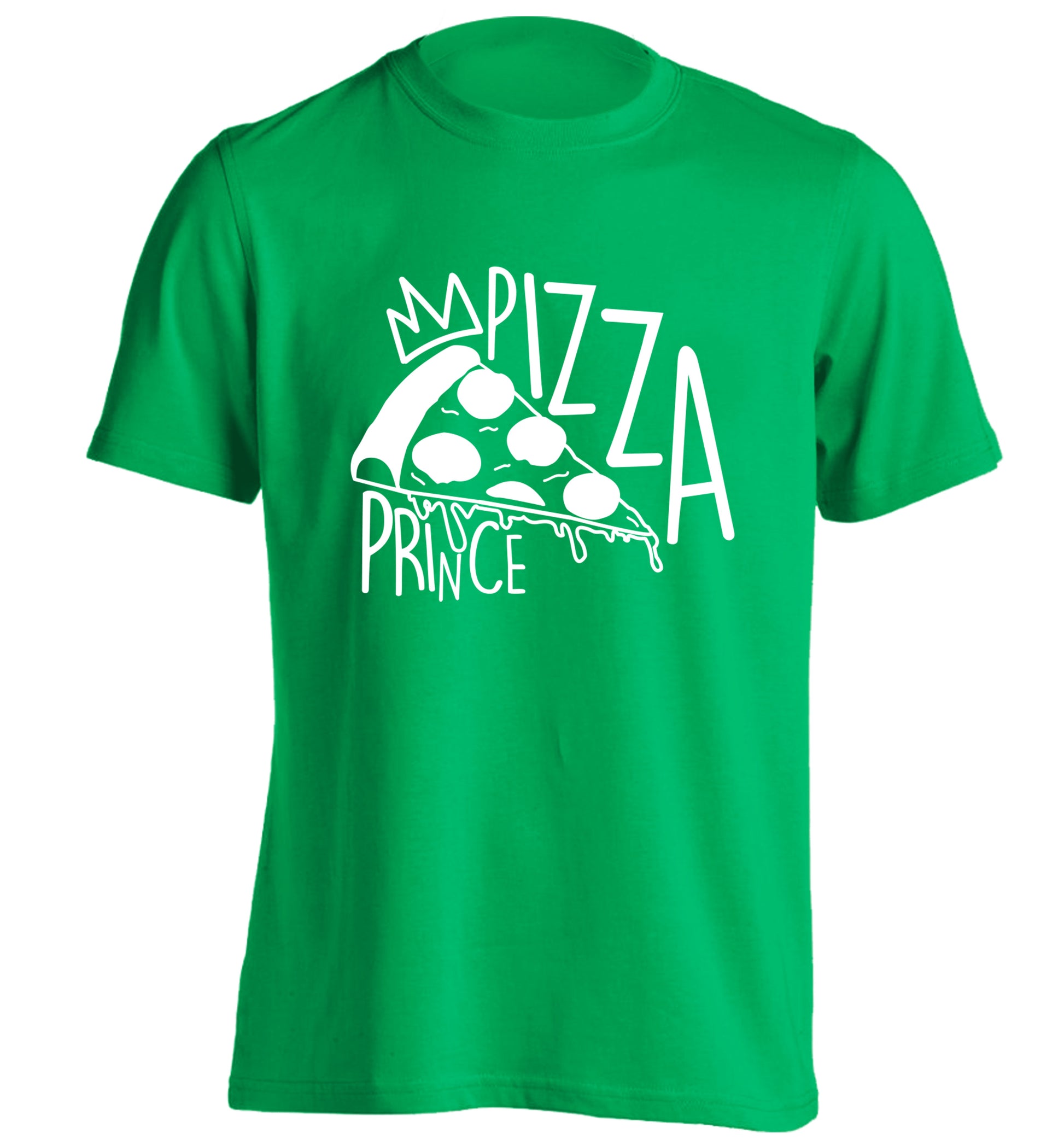 Pizza Prince adults unisex green Tshirt 2XL
