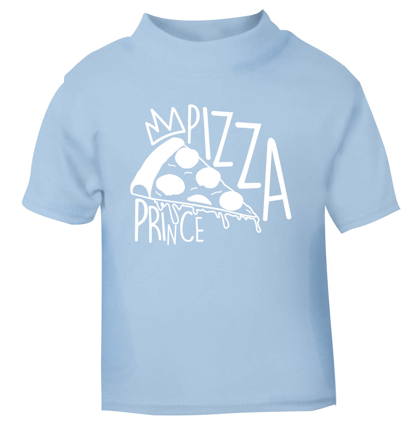 Pizza Prince light blue Baby Toddler Tshirt 2 Years
