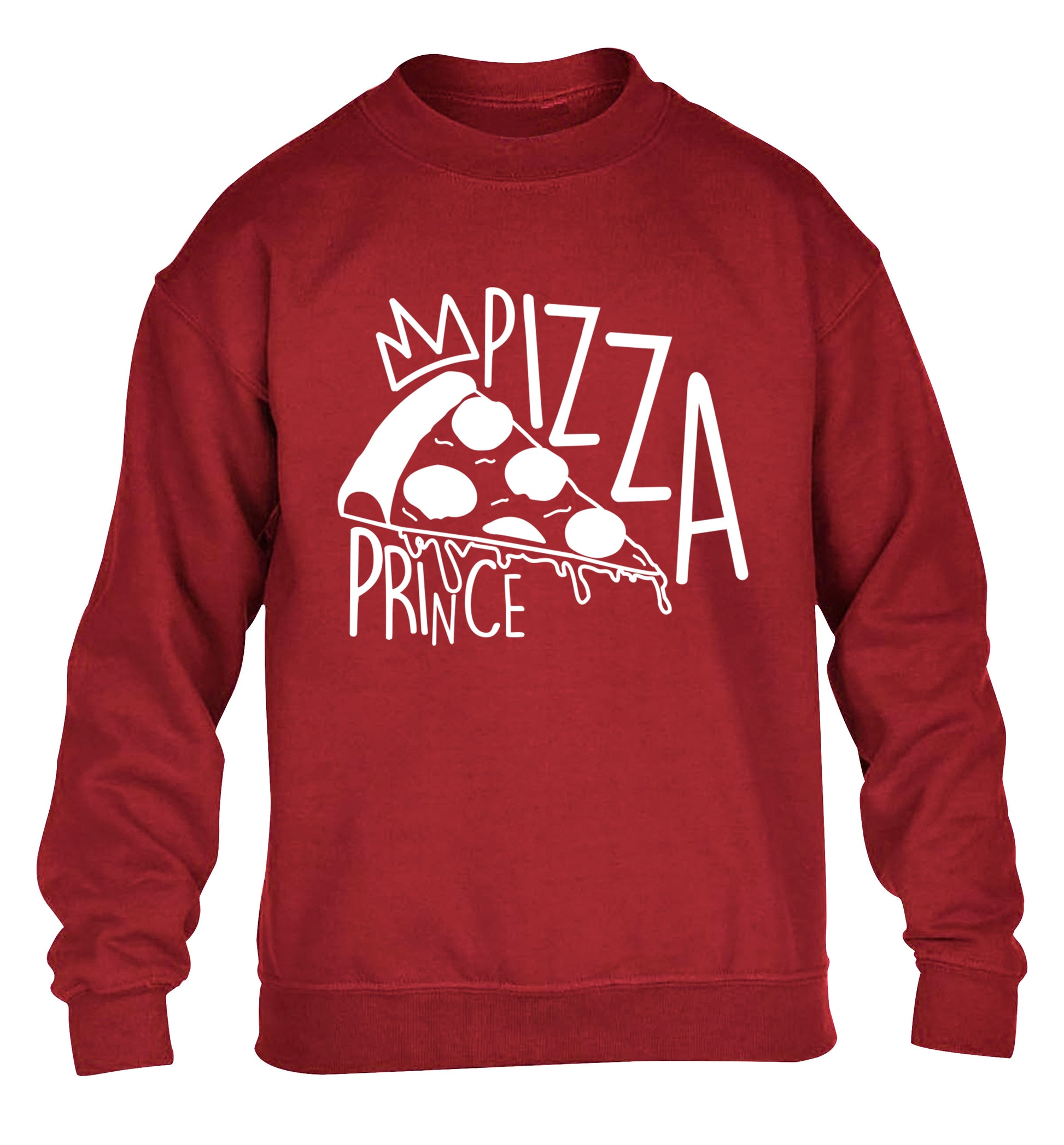 Pizza Prince children's grey sweater 12-13 Years