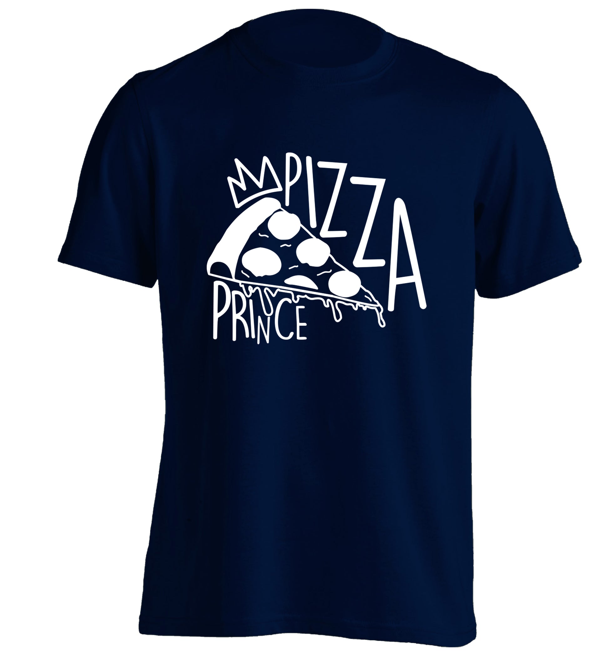 Pizza Prince adults unisex navy Tshirt 2XL