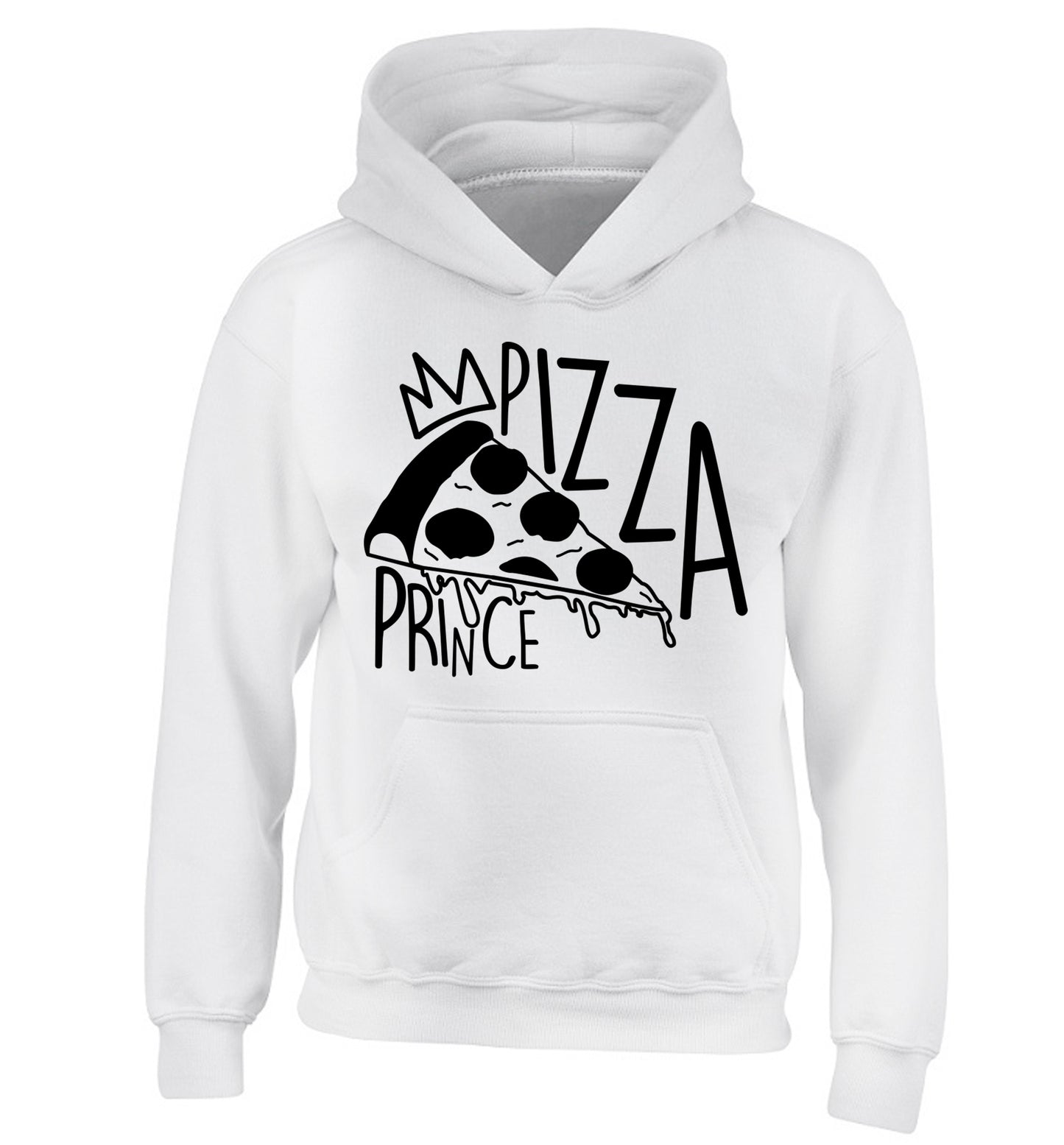 Pizza Prince children's white hoodie 12-13 Years