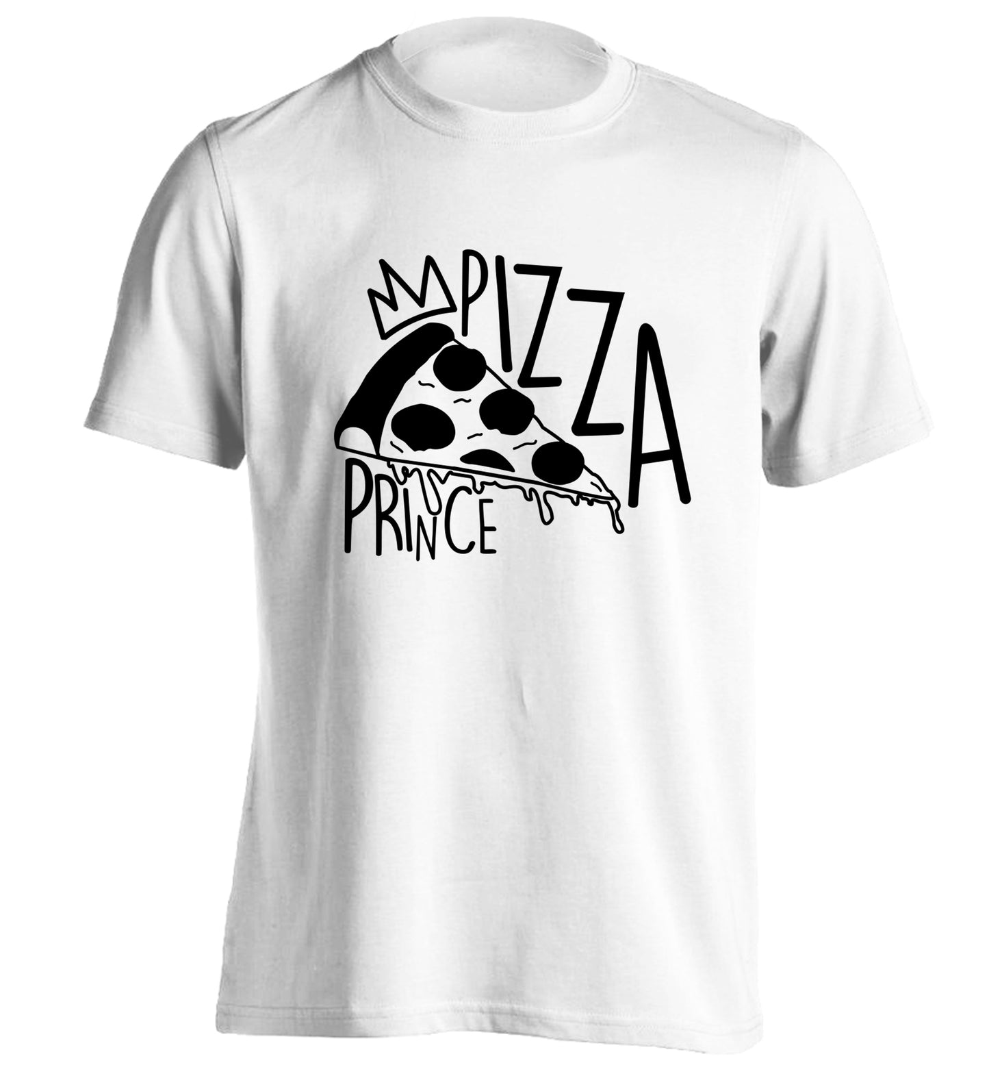 Pizza Prince adults unisex white Tshirt 2XL