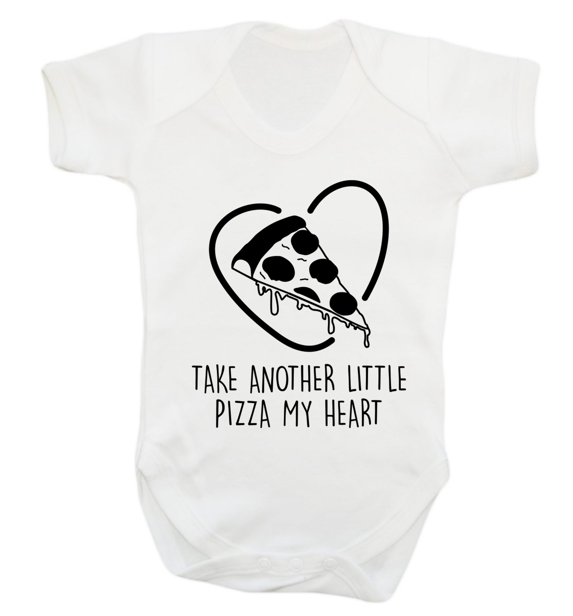 Take another little pizza my heart Baby Vest white 18-24 months
