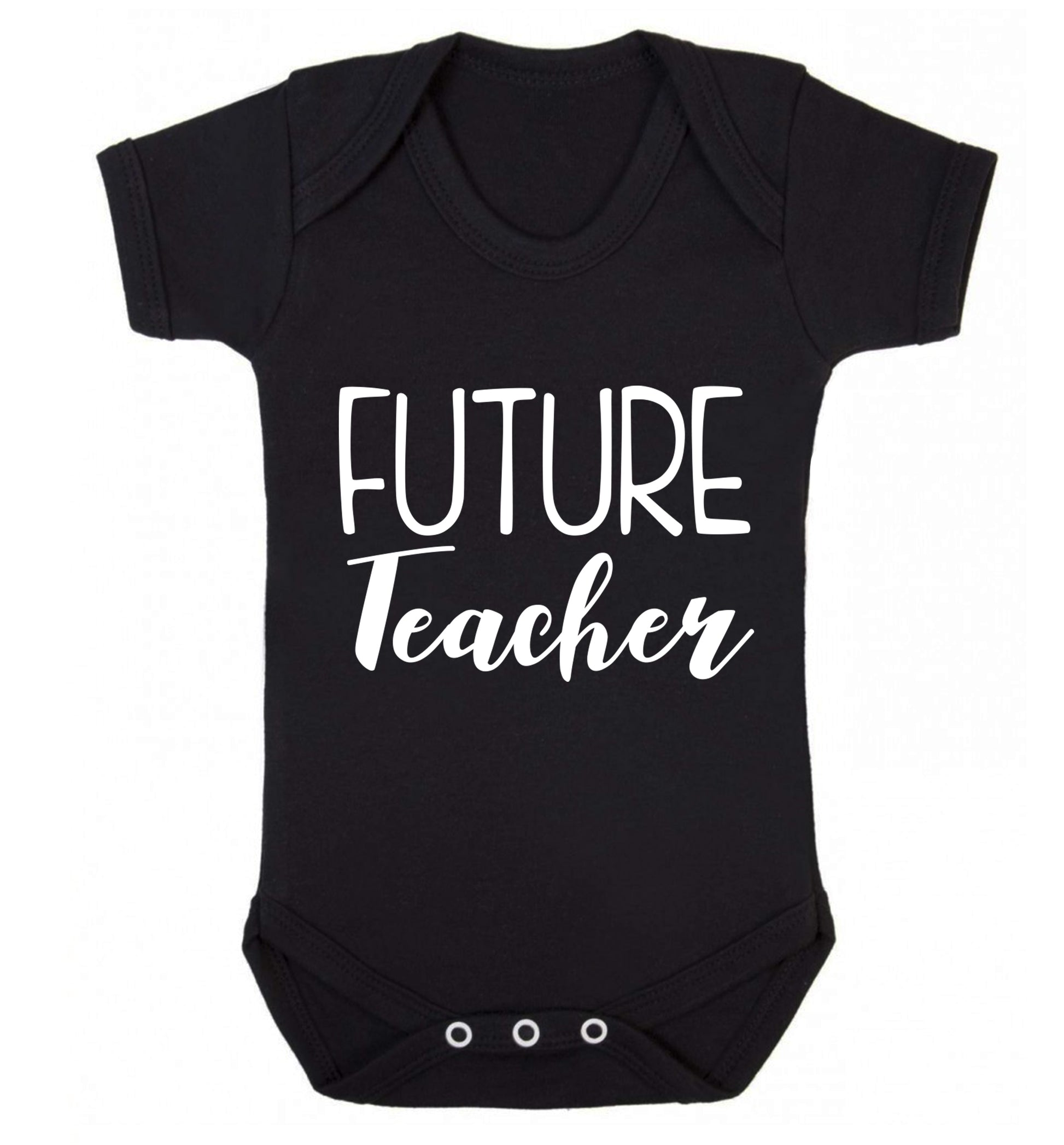 Future teacher Baby Vest black 18-24 months