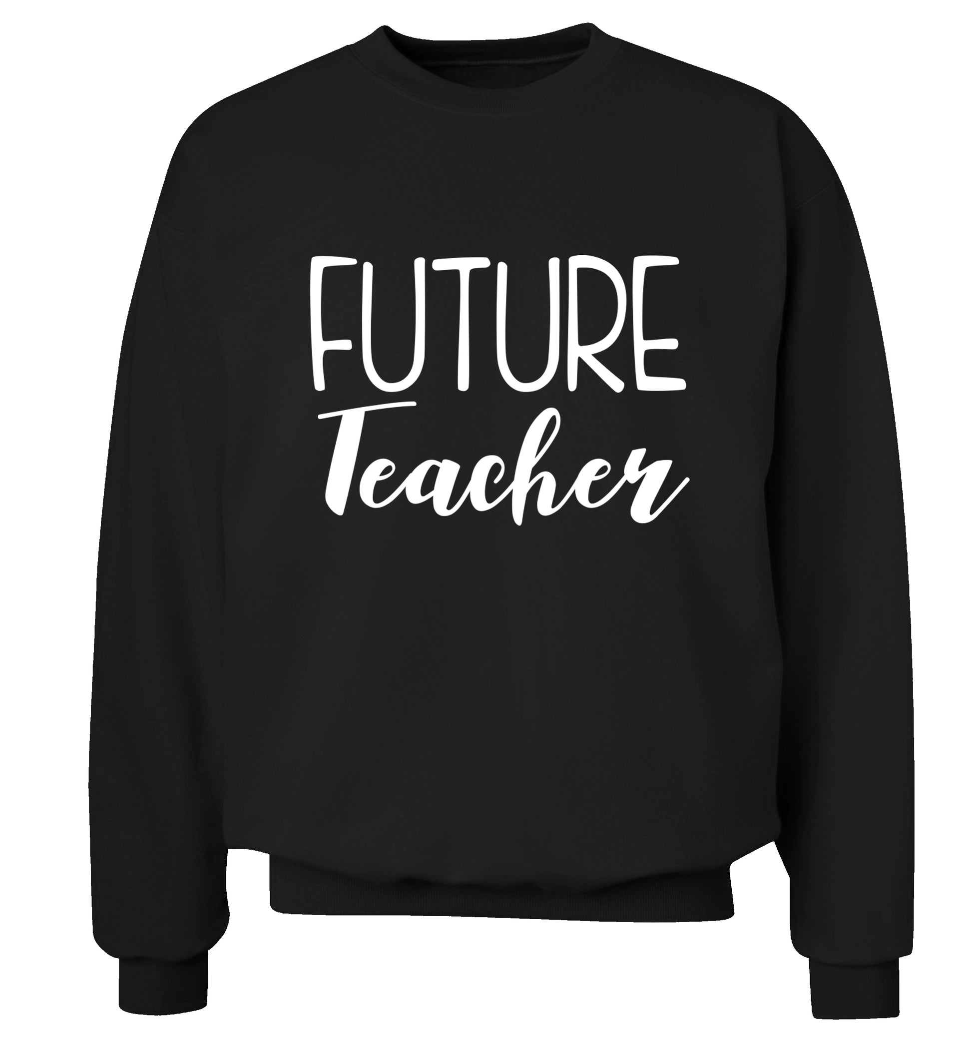 Future teacher Adult's unisex black Sweater 2XL