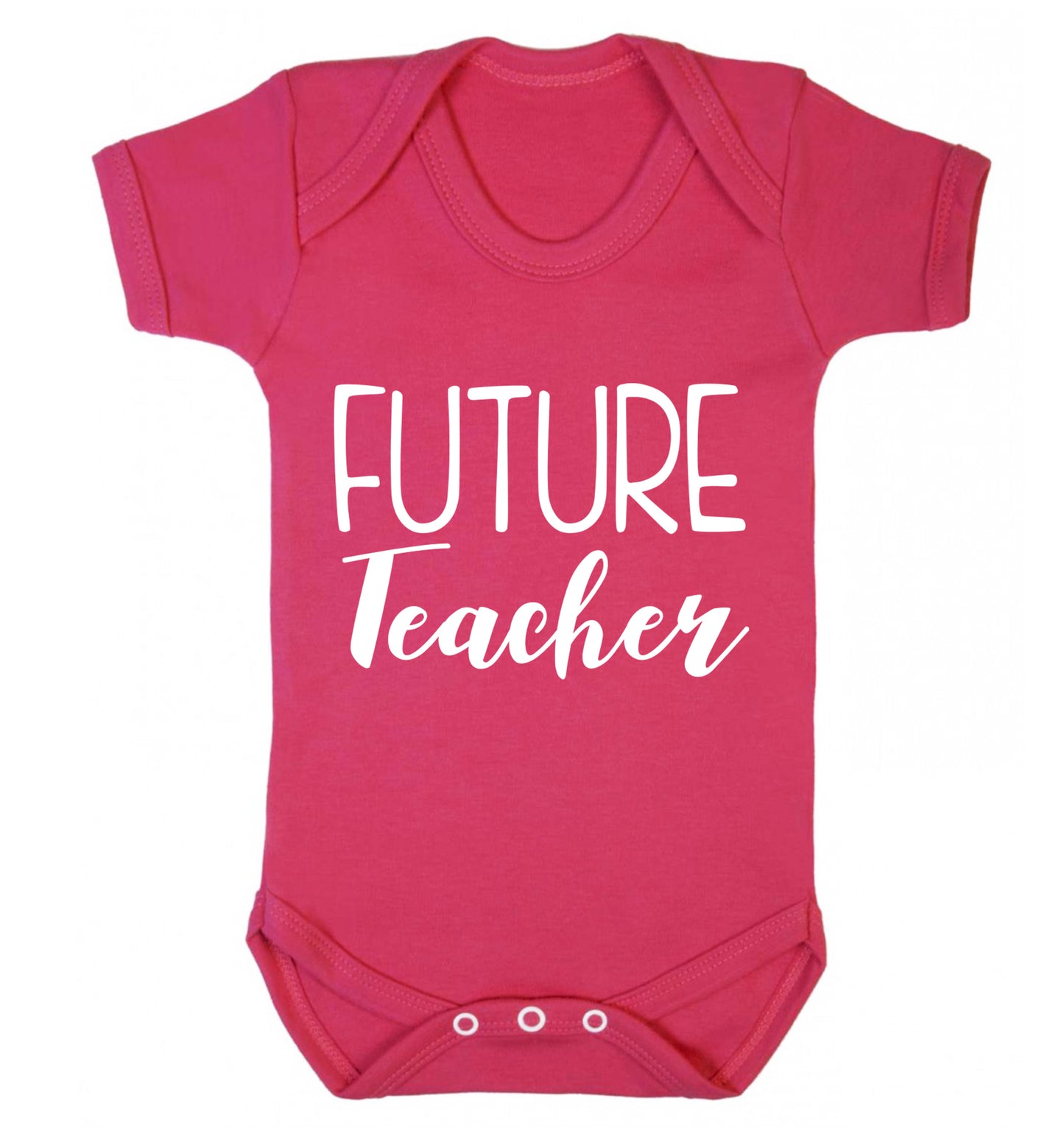 Future teacher Baby Vest dark pink 18-24 months