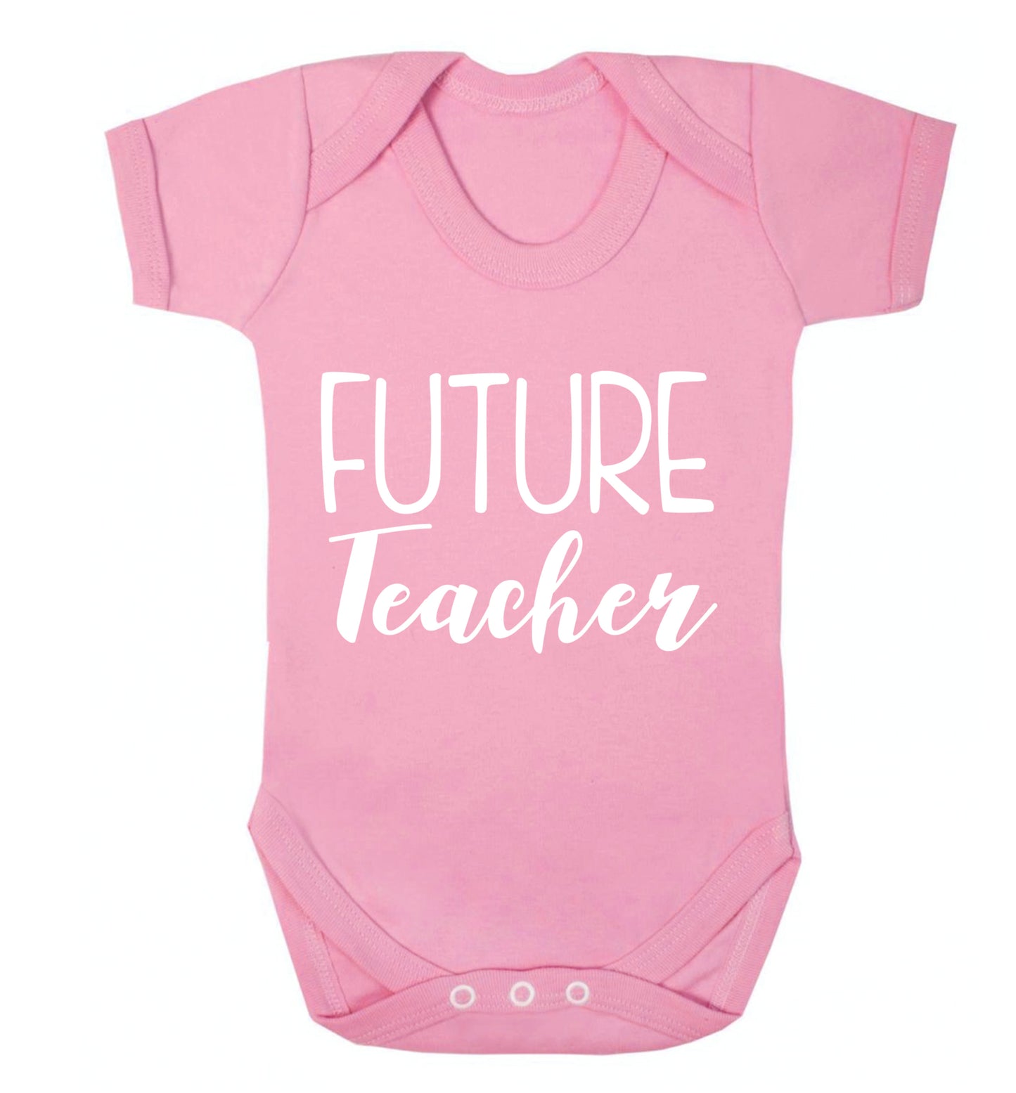 Future teacher Baby Vest pale pink 18-24 months