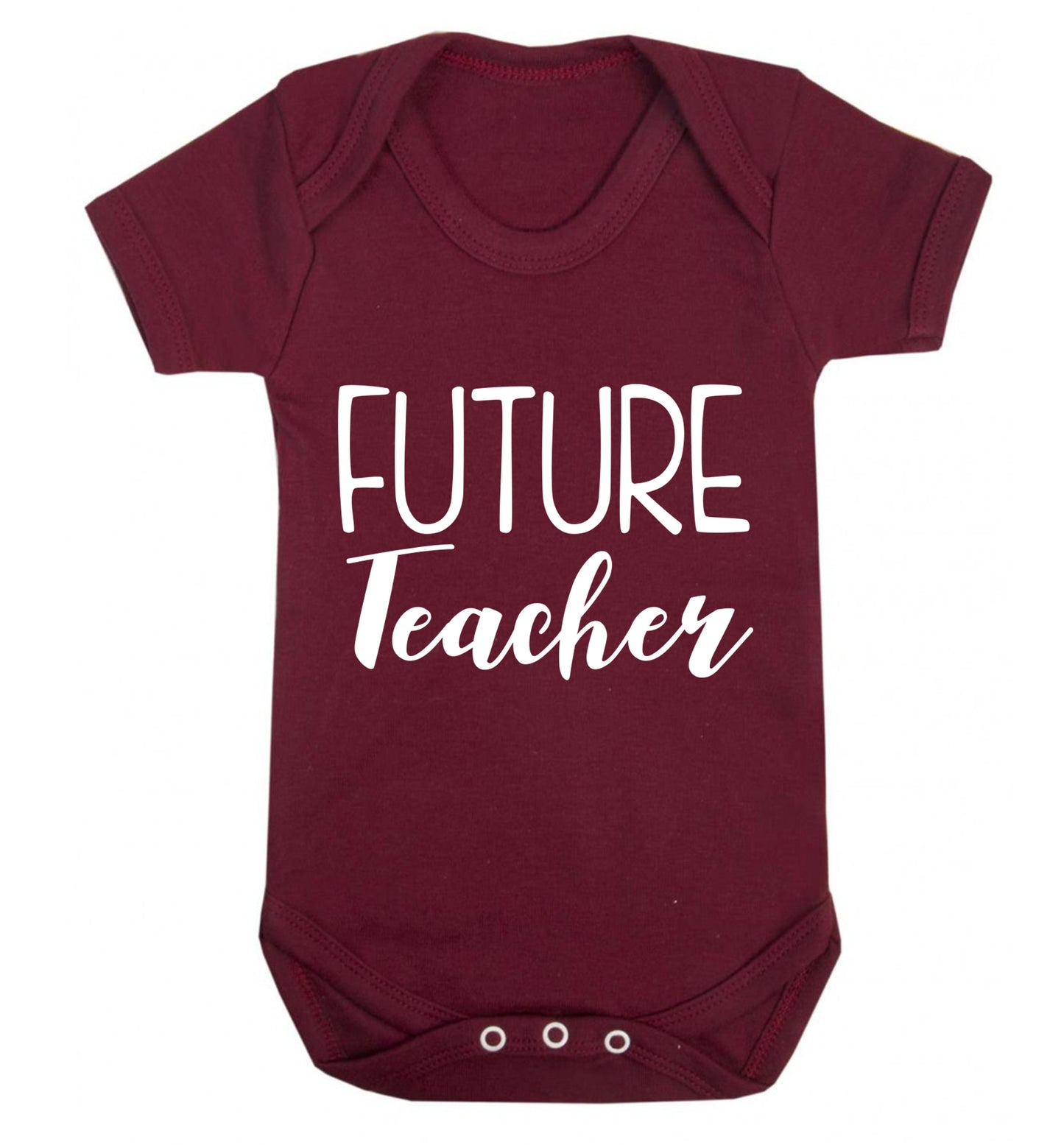 Future teacher Baby Vest maroon 18-24 months