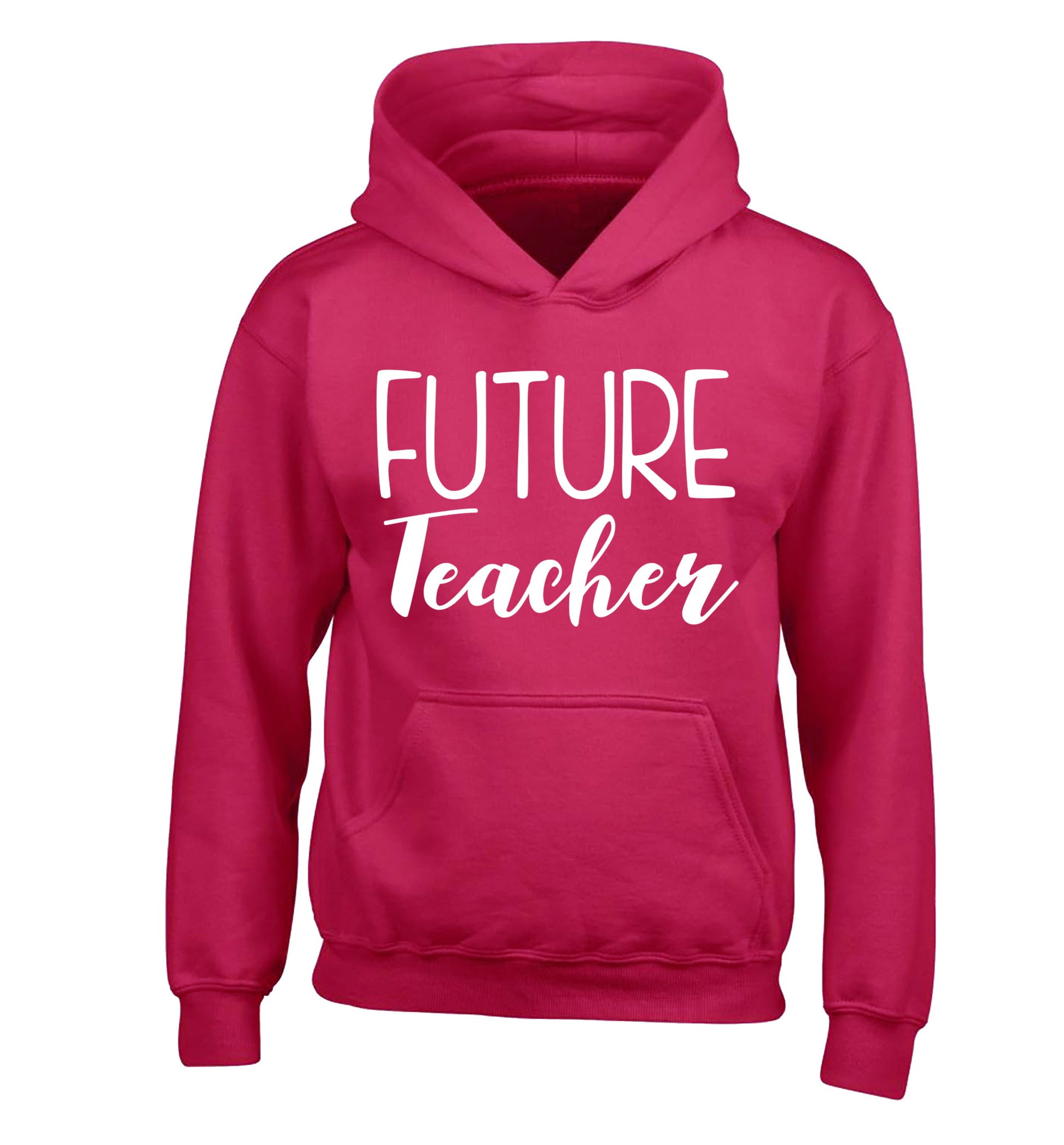 Future teacher children's pink hoodie 12-13 Years