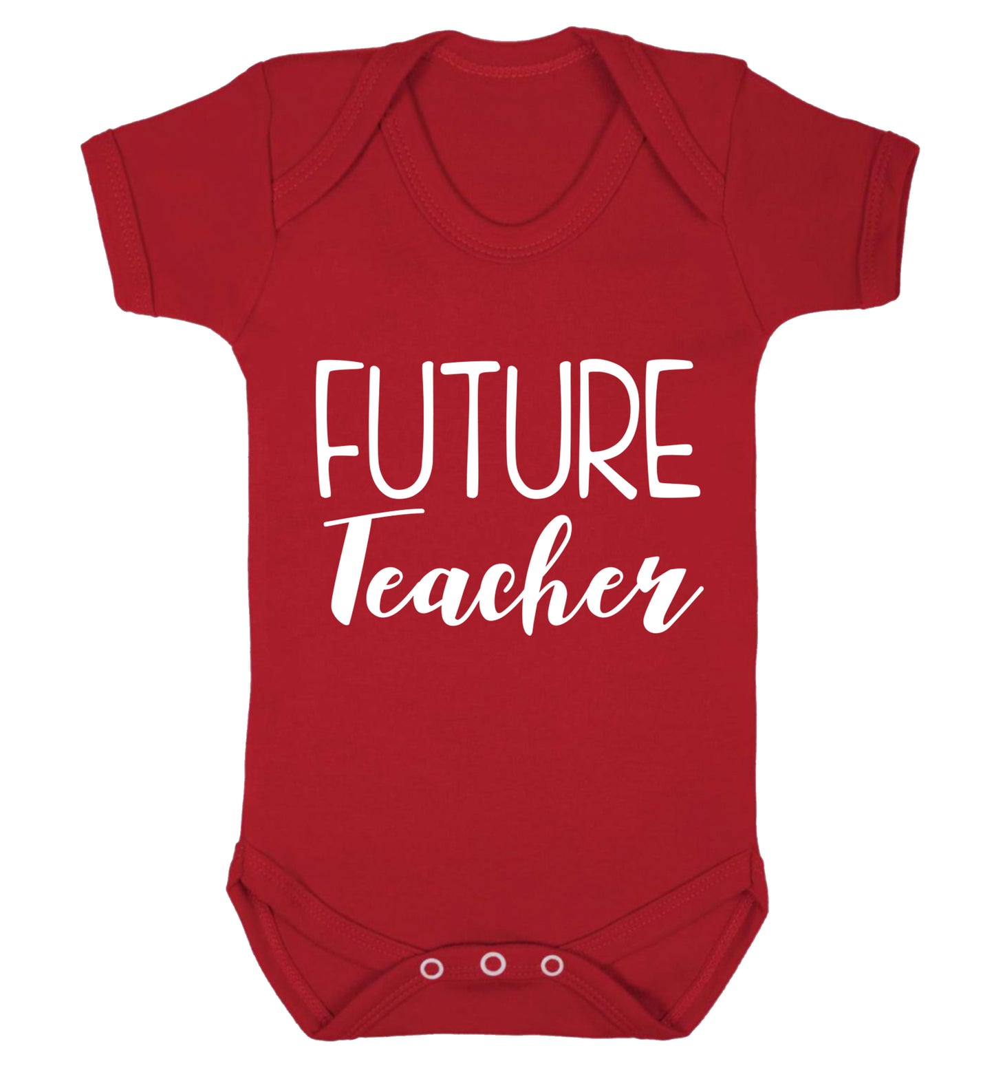 Future teacher Baby Vest red 18-24 months