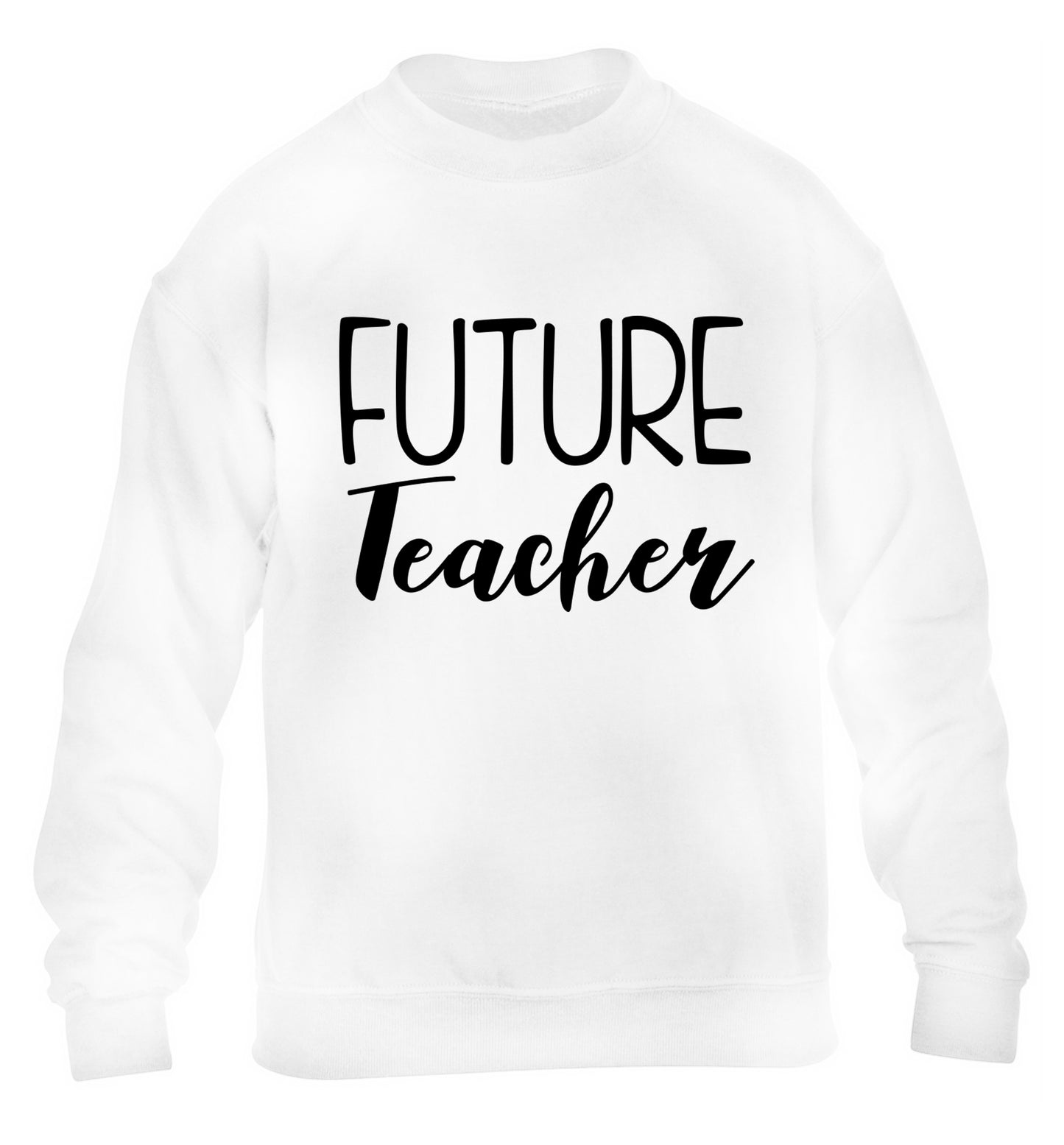 Future teacher children's white sweater 12-13 Years