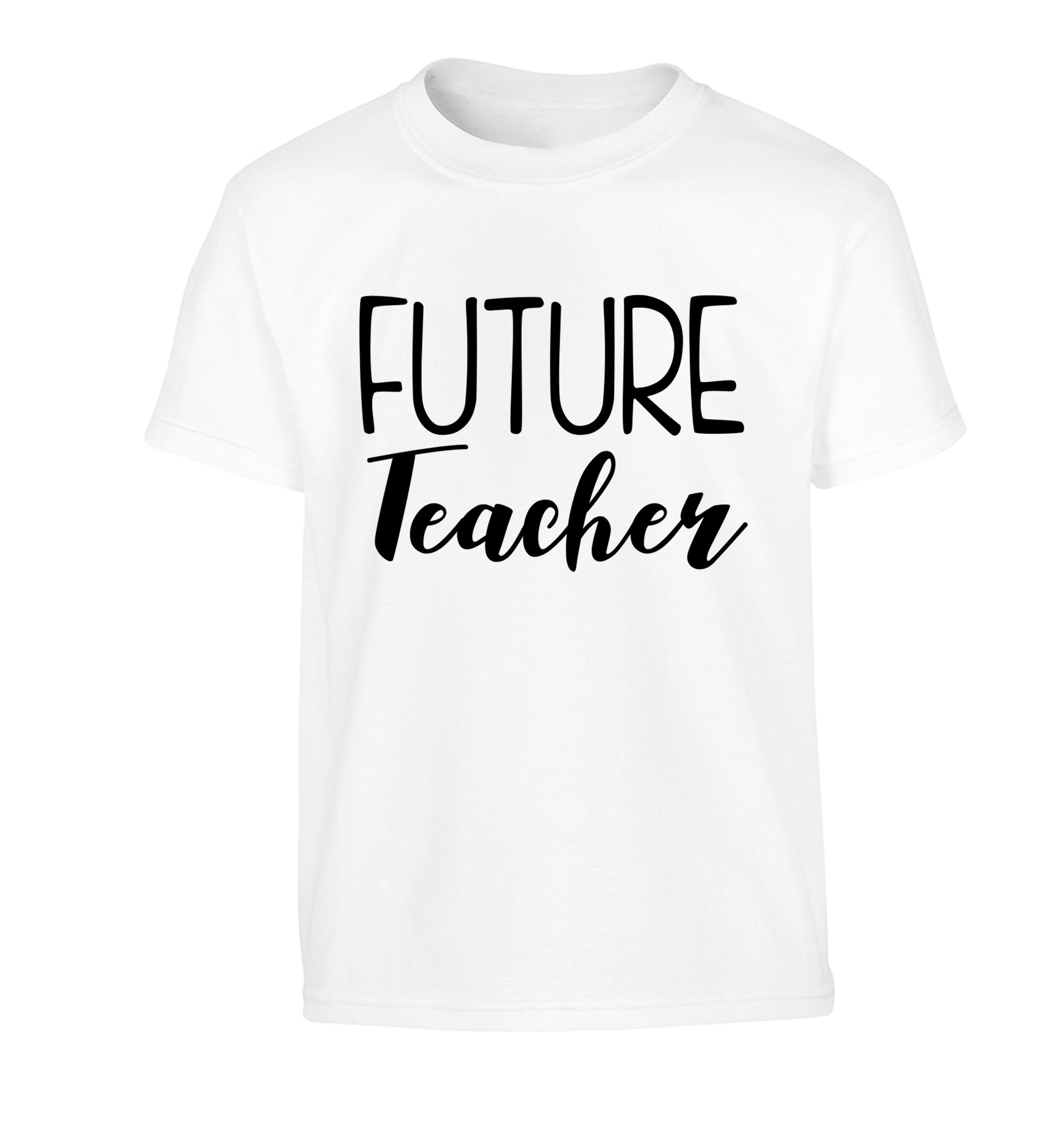 Future teacher Children's white Tshirt 12-13 Years