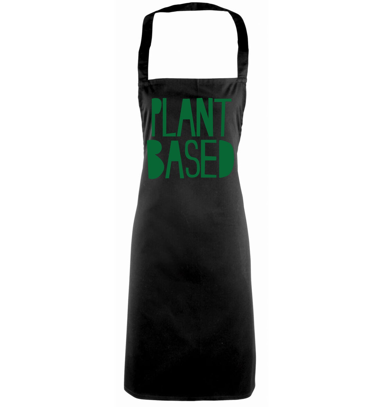 Plant Based black apron
