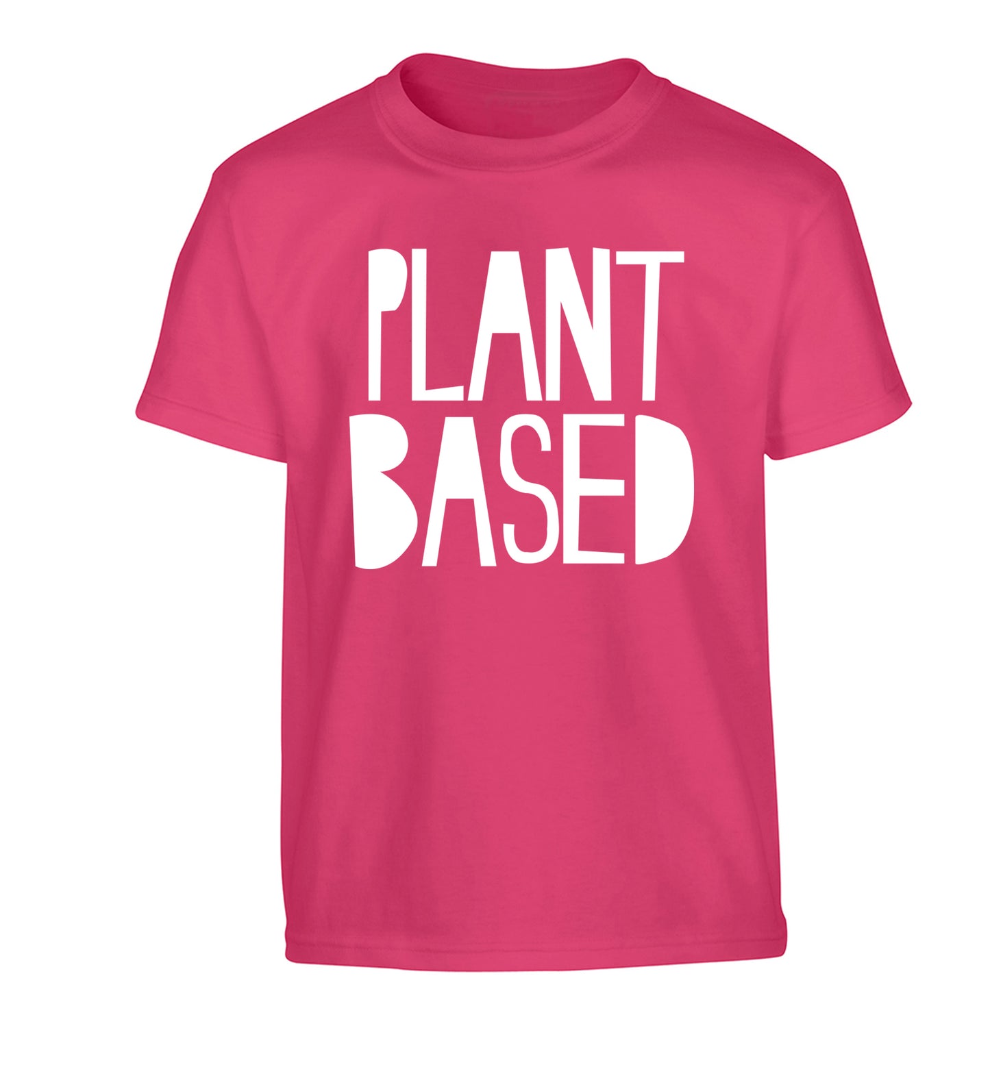 Plant Based Children's pink Tshirt 12-13 Years