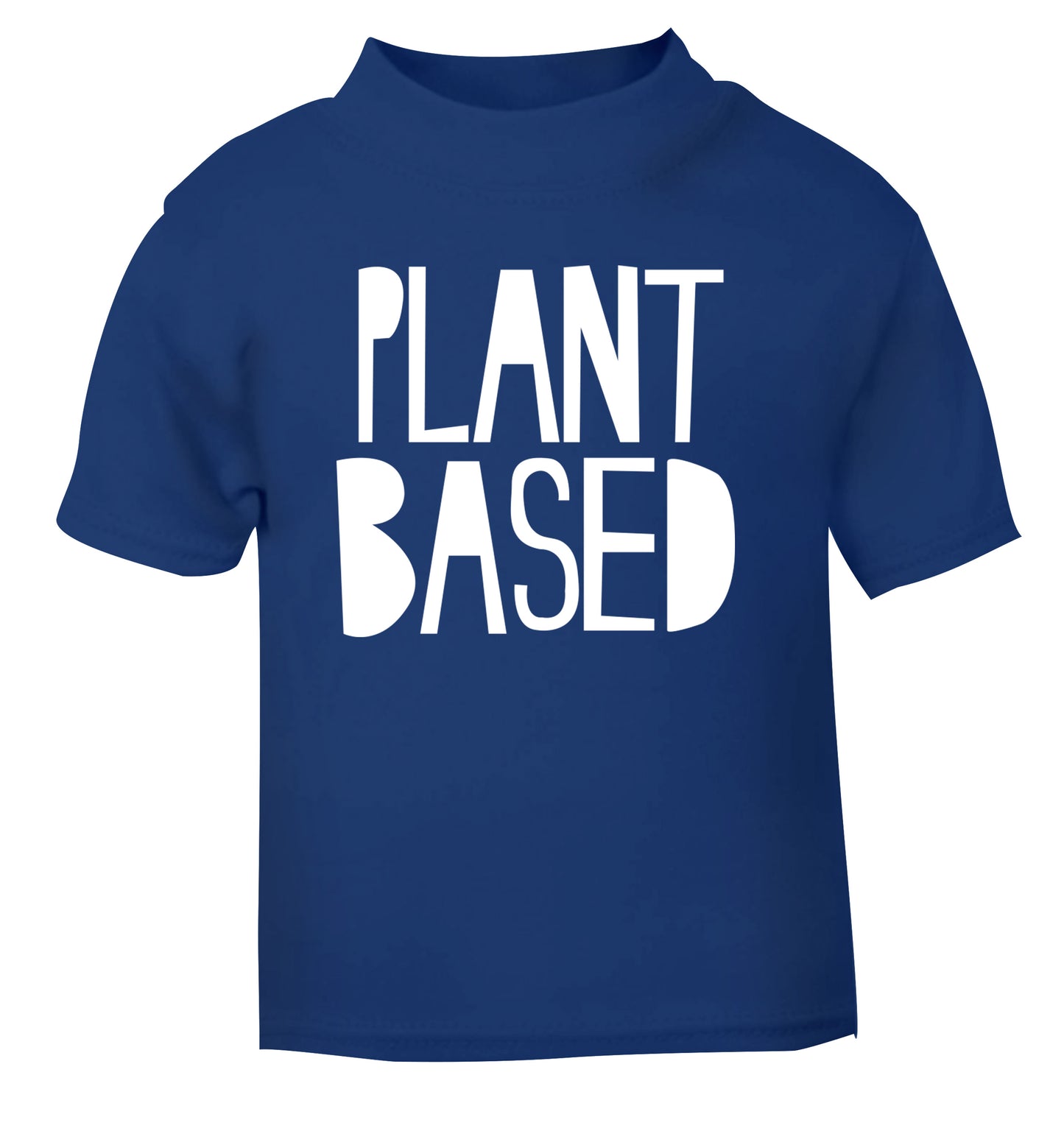 Plant Based blue Baby Toddler Tshirt 2 Years
