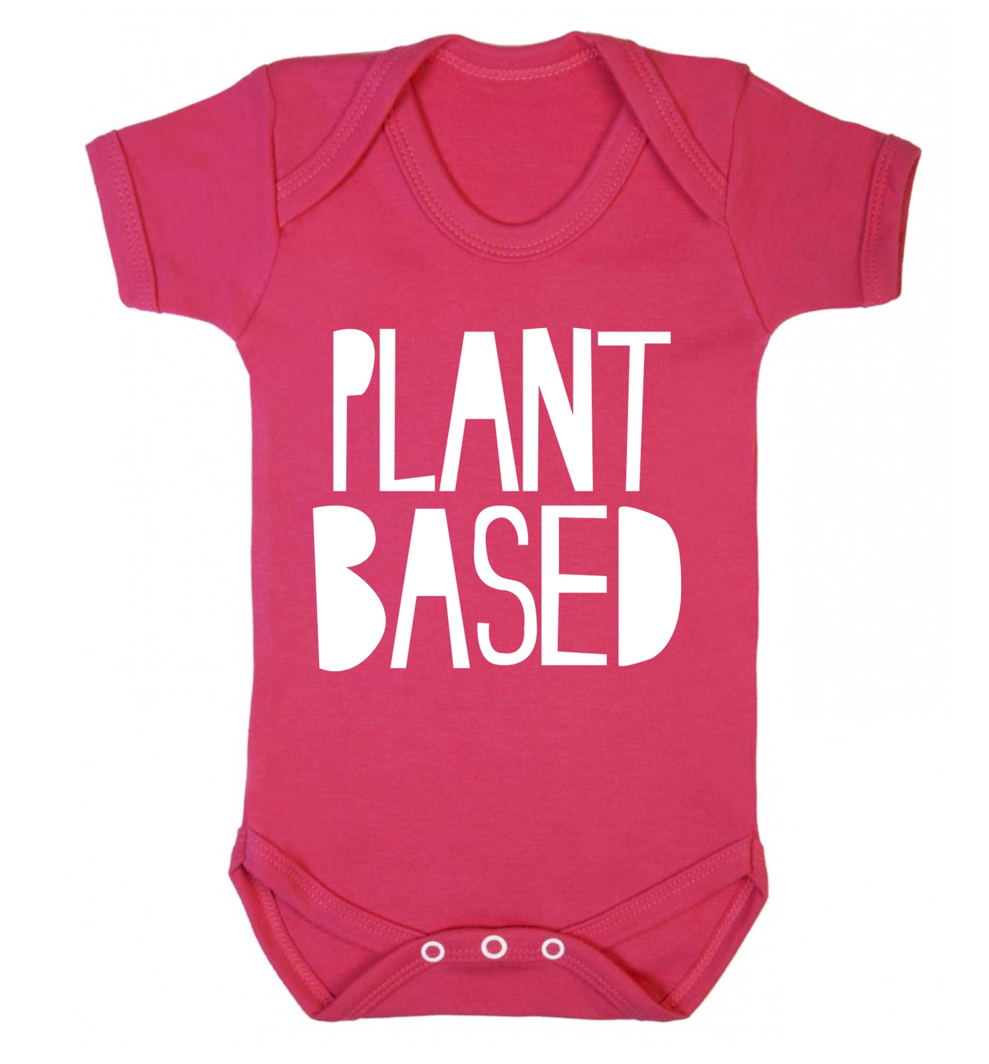 Plant Based Baby Vest dark pink 18-24 months
