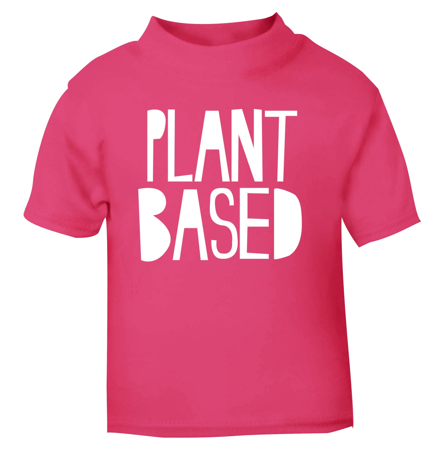 Plant Based pink Baby Toddler Tshirt 2 Years