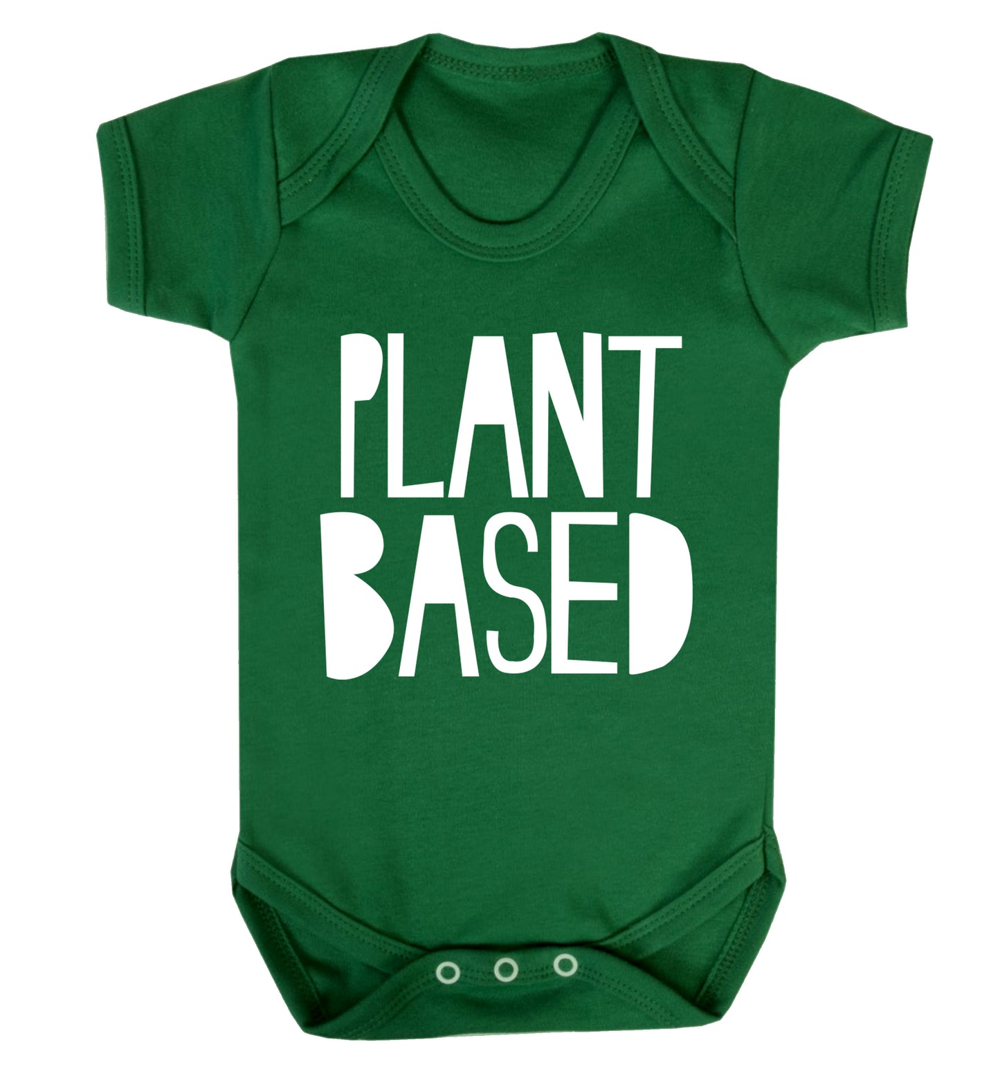 Plant Based Baby Vest green 18-24 months