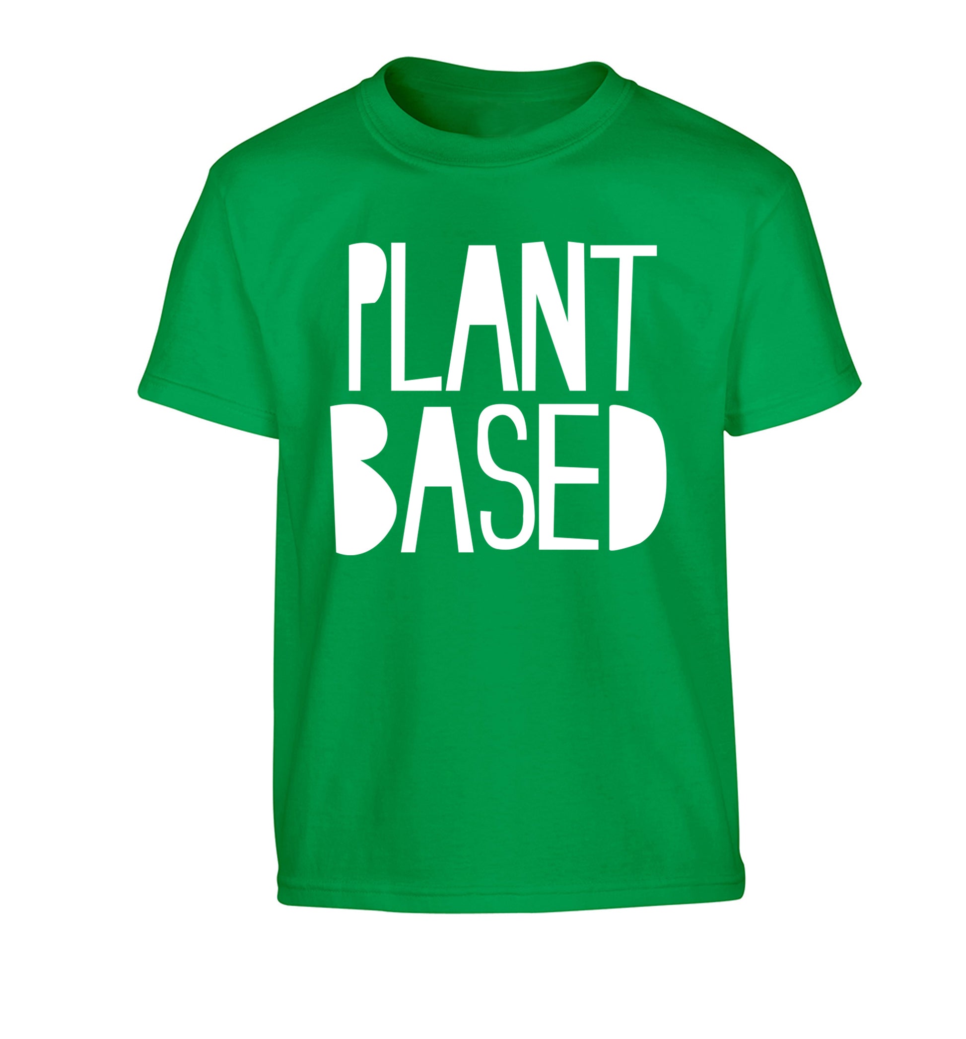 Plant Based Children's green Tshirt 12-13 Years