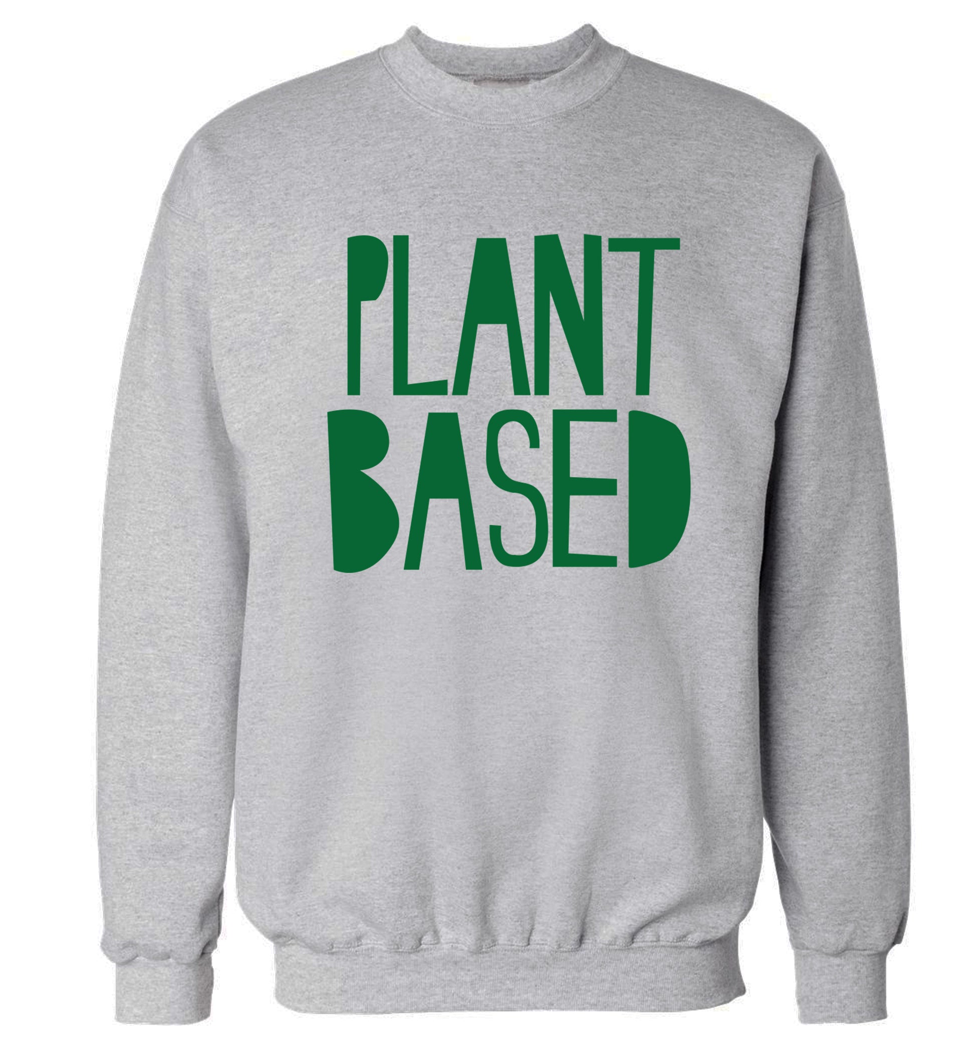 Plant Based Adult's unisex grey Sweater 2XL