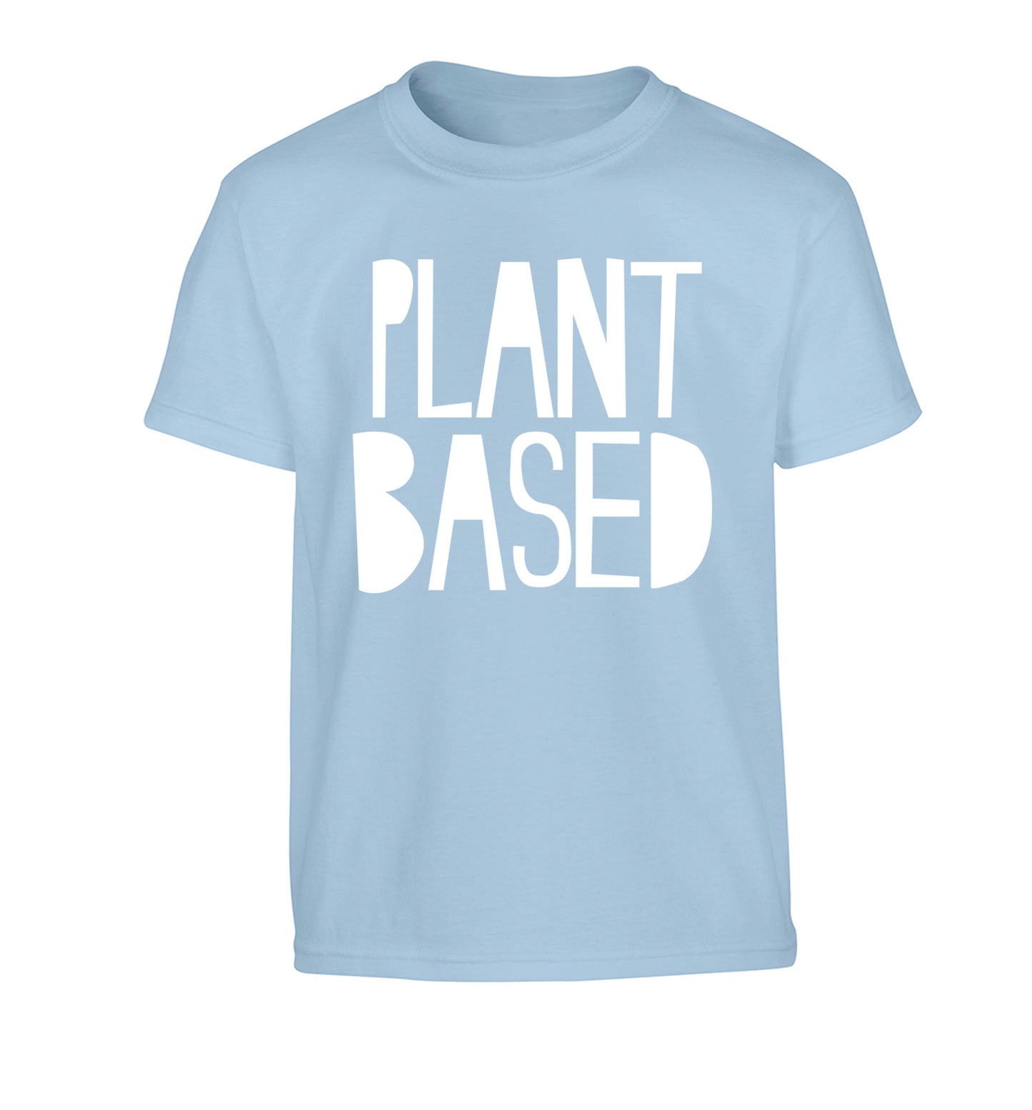 Plant Based Children's light blue Tshirt 12-13 Years