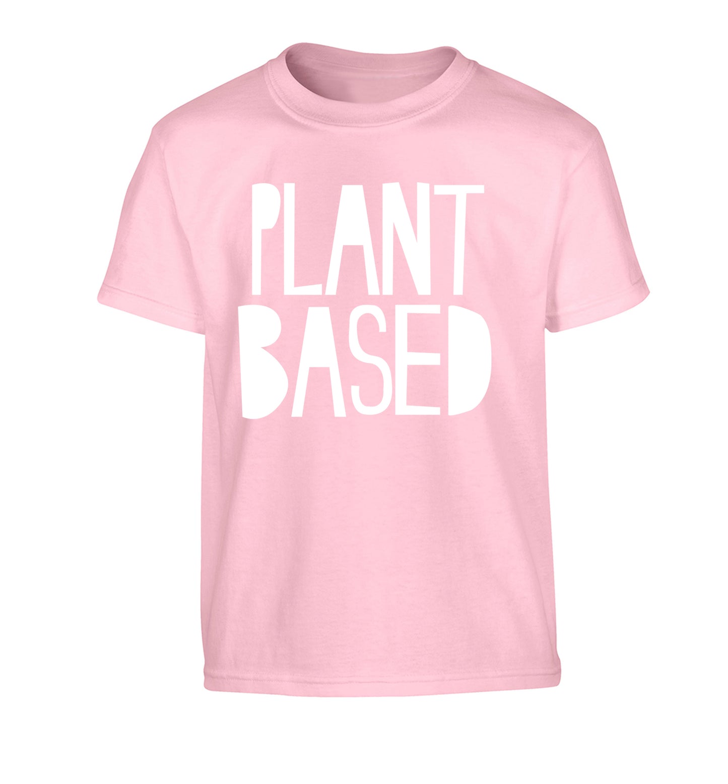 Plant Based Children's light pink Tshirt 12-13 Years