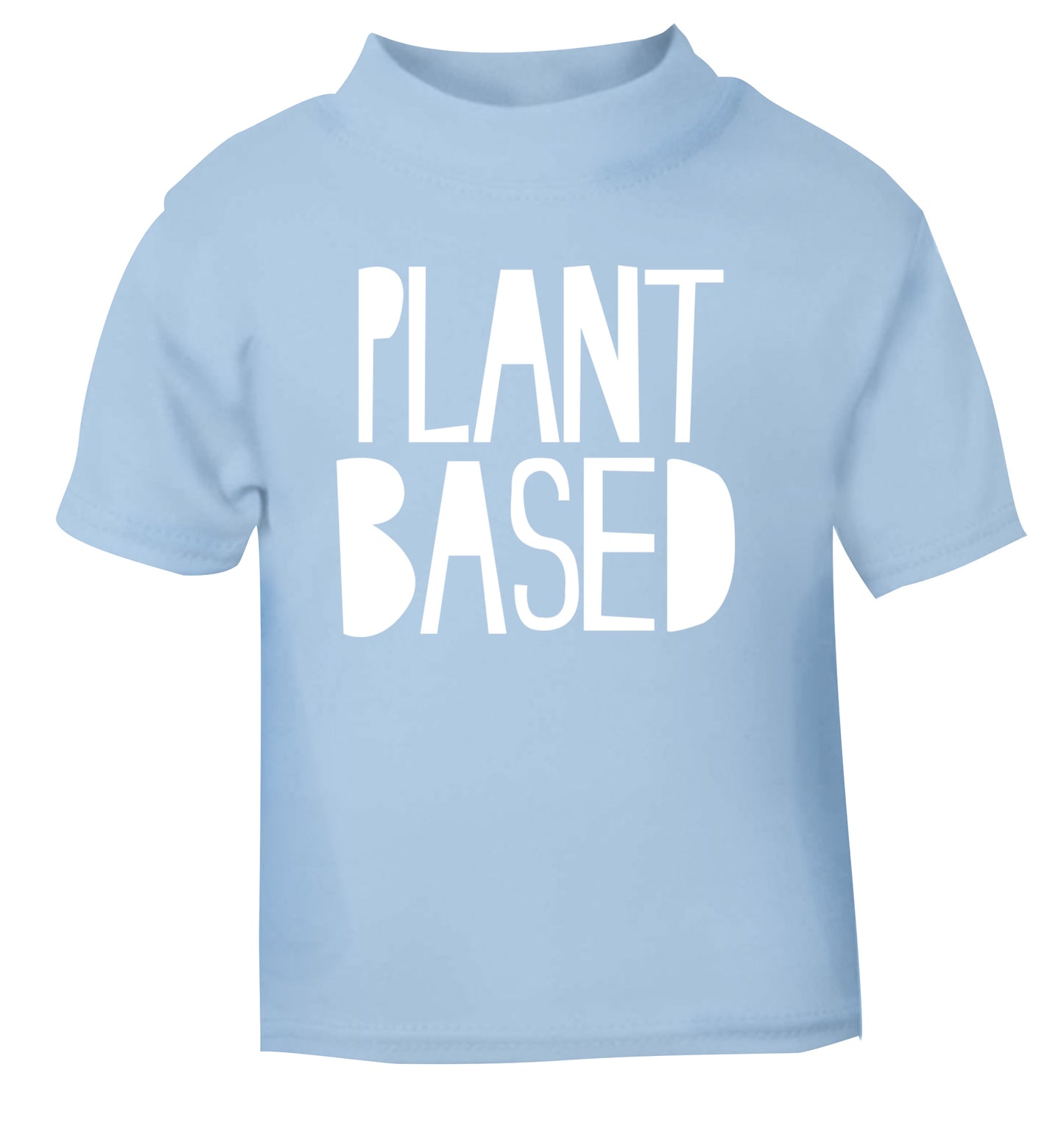 Plant Based light blue Baby Toddler Tshirt 2 Years