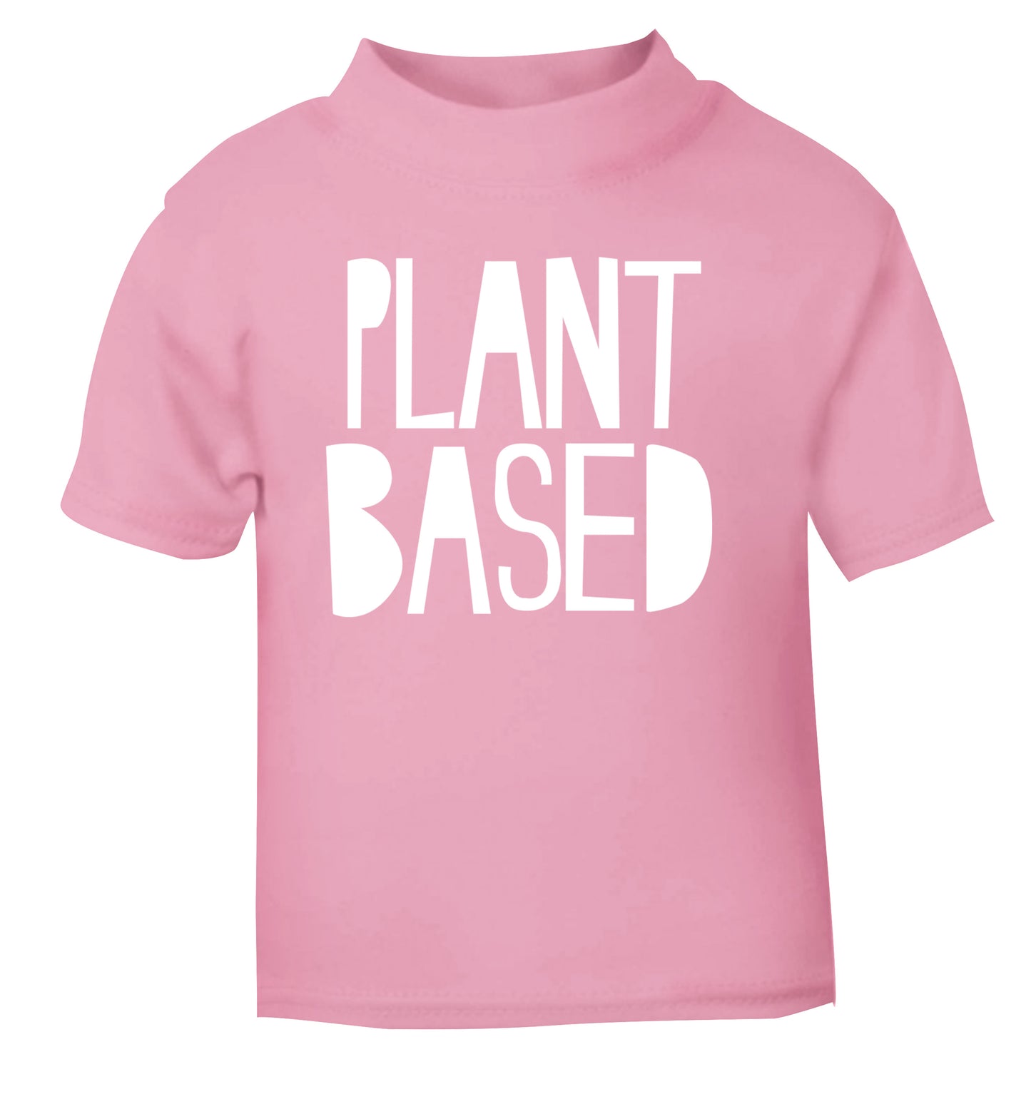 Plant Based light pink Baby Toddler Tshirt 2 Years