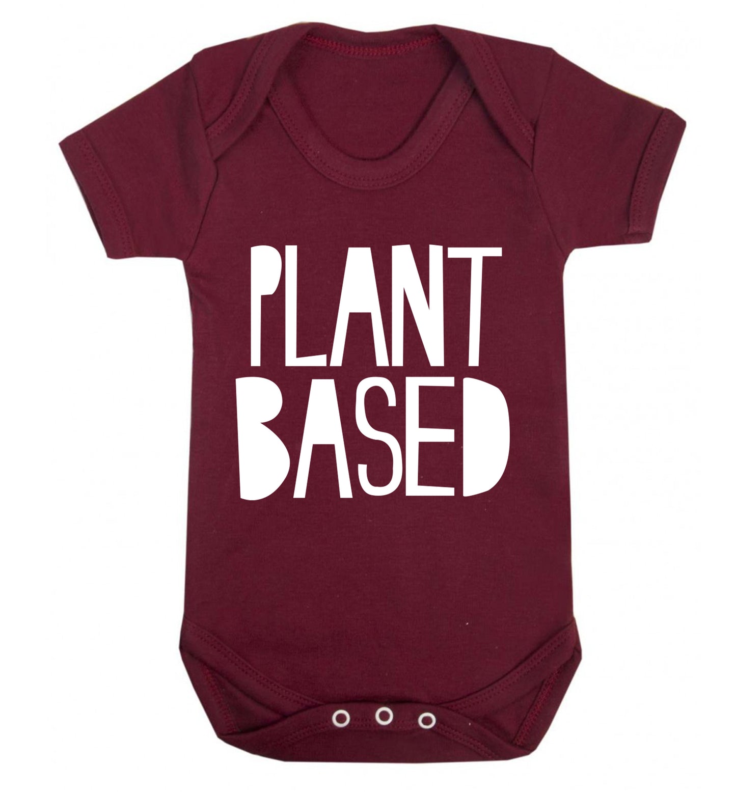 Plant Based Baby Vest maroon 18-24 months