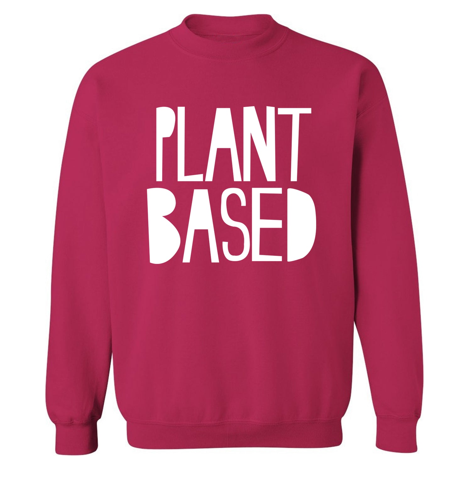 Plant Based Adult's unisex pink Sweater 2XL