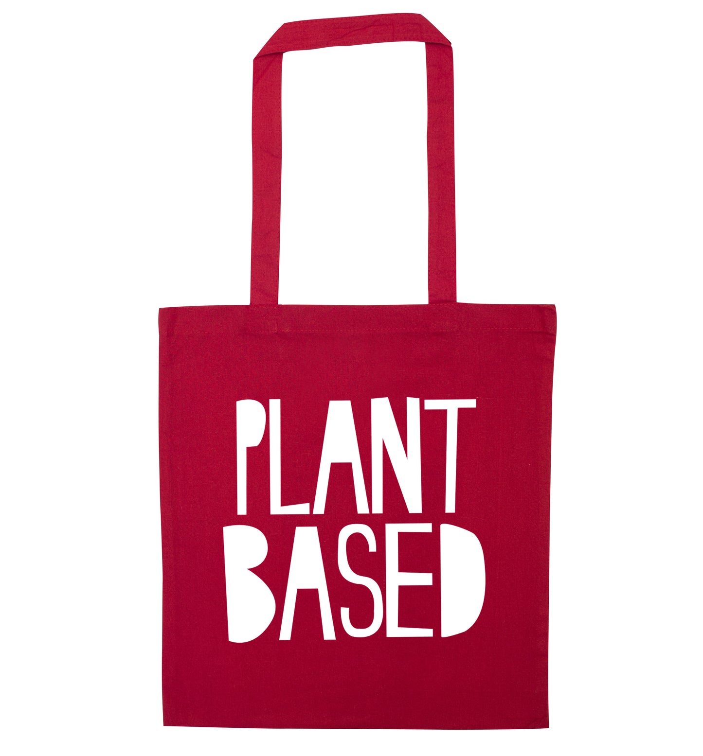 Plant Based red tote bag