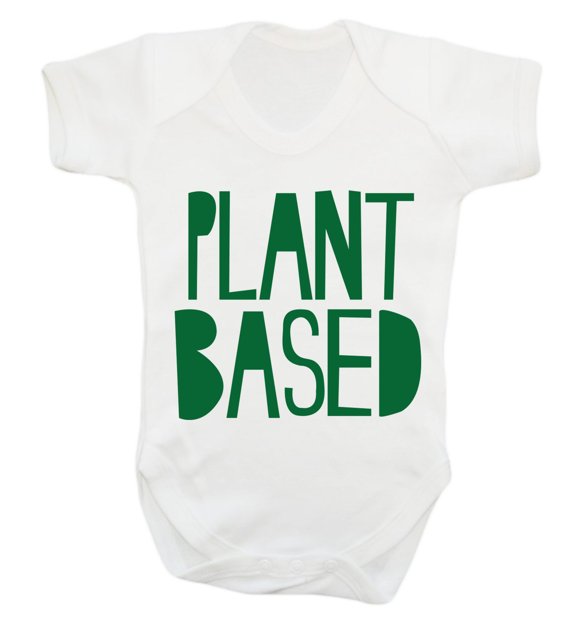 Plant Based Baby Vest white 18-24 months